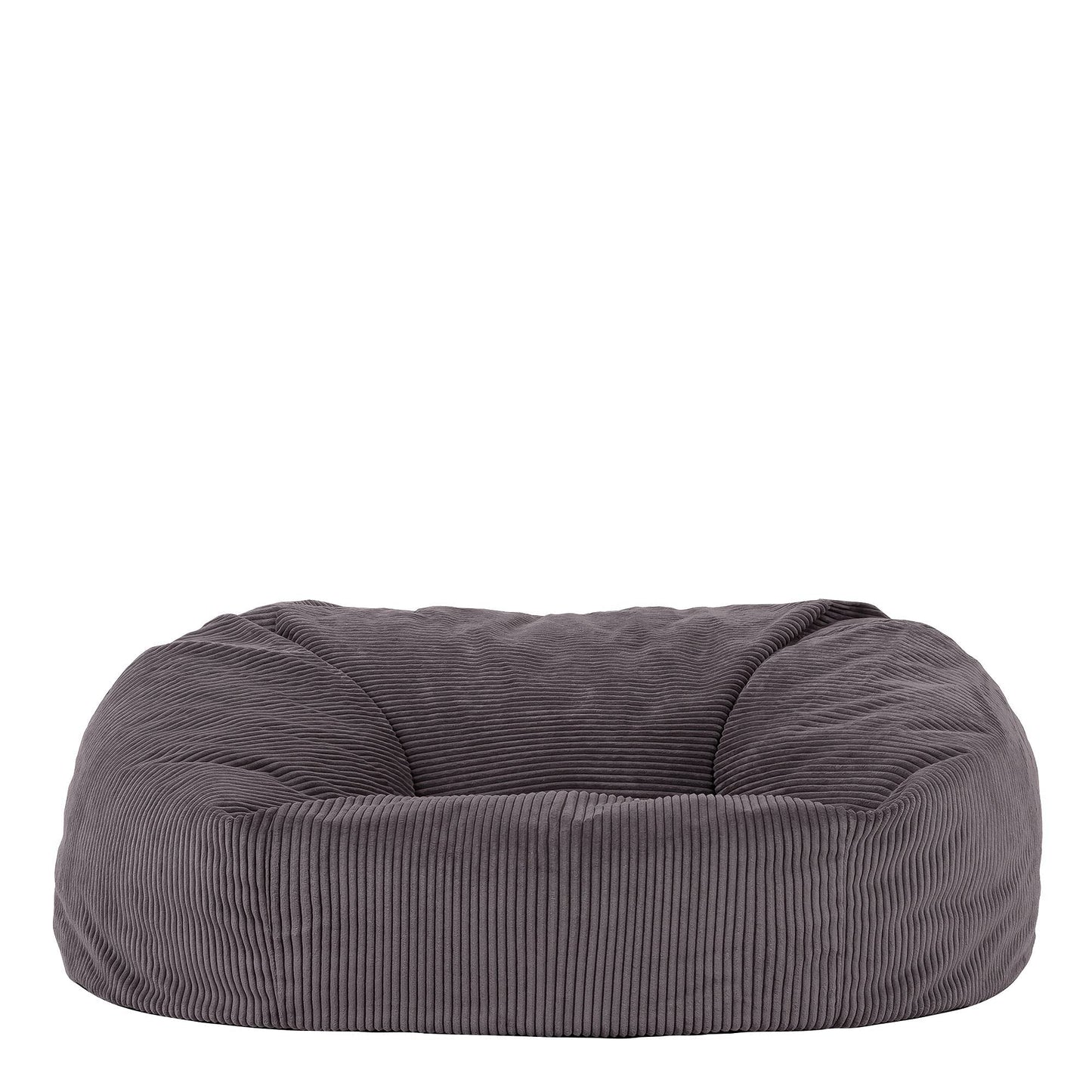 - icon Soul Cord Loveseat Bean Bag Sofa | Charcoal Grey | Extra Large | 130cm x 116cm -