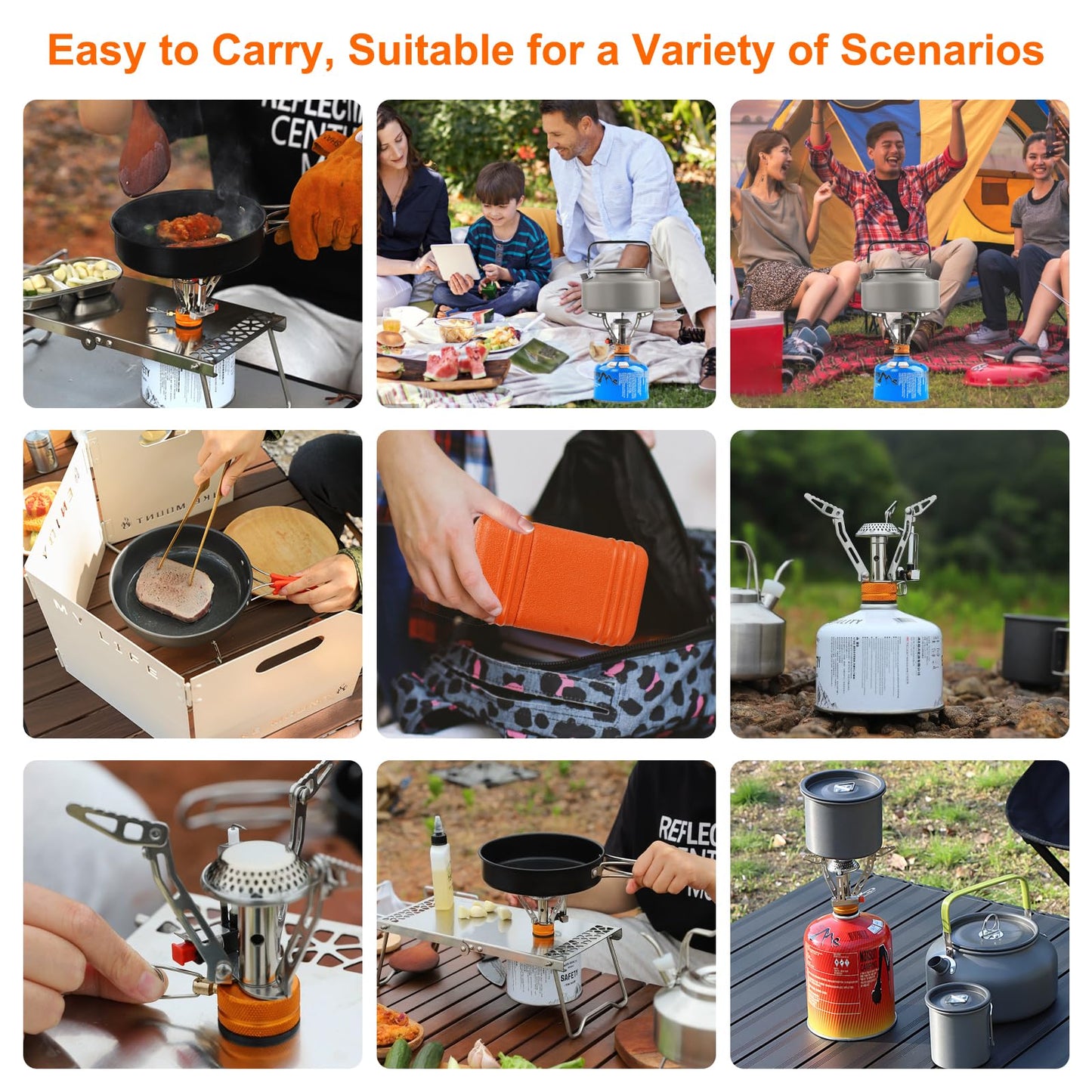 - LAMTOR Backpacking Stove Portable | 3000W Pocket Rocket Camping Stove With Carry Box -