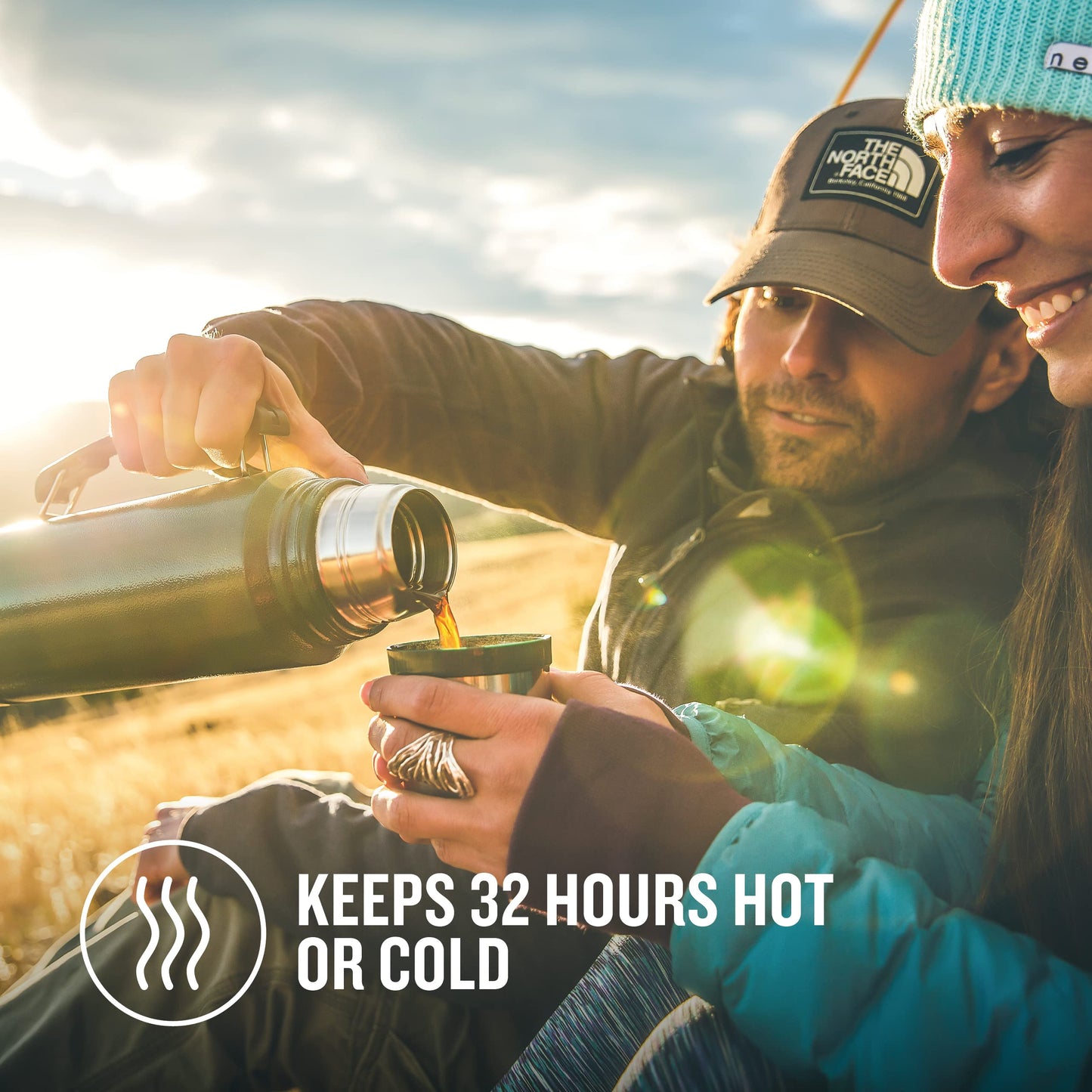 - Stanley Classic Legendary Bottle | 1.9L | Stainless Steel Thermos Flask | BPA-Free | Leakproof Lid | Hammertone Green -