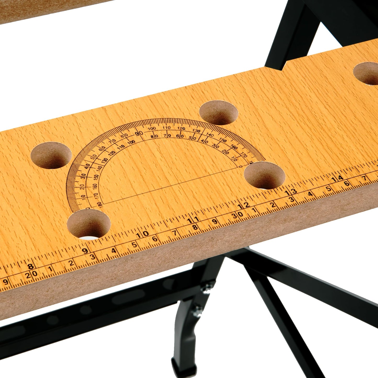 - ZENO Workbench Tool Stand | Foldable Work Bench with Heavy Duty Steel Frame