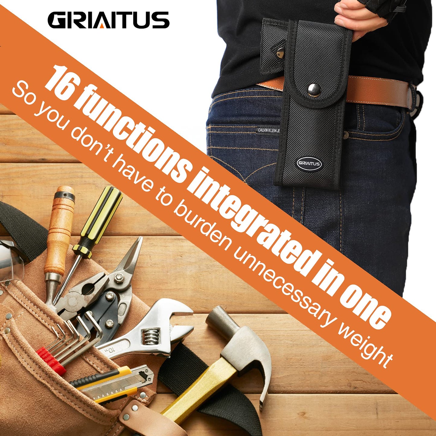 - GIRIAITUS Camping Multitool |  16 in 1 Upgraded Multi Tool -