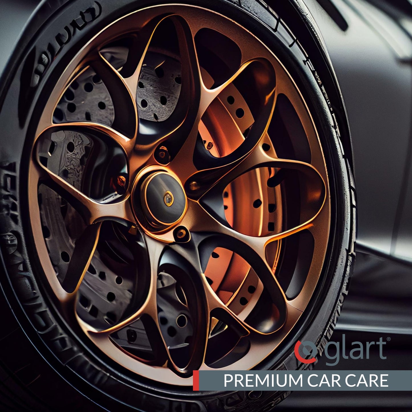 - Glart 451RK Car Tyre Shine | Tyre and Plastic Care, Rubber Care, Silky Matt -