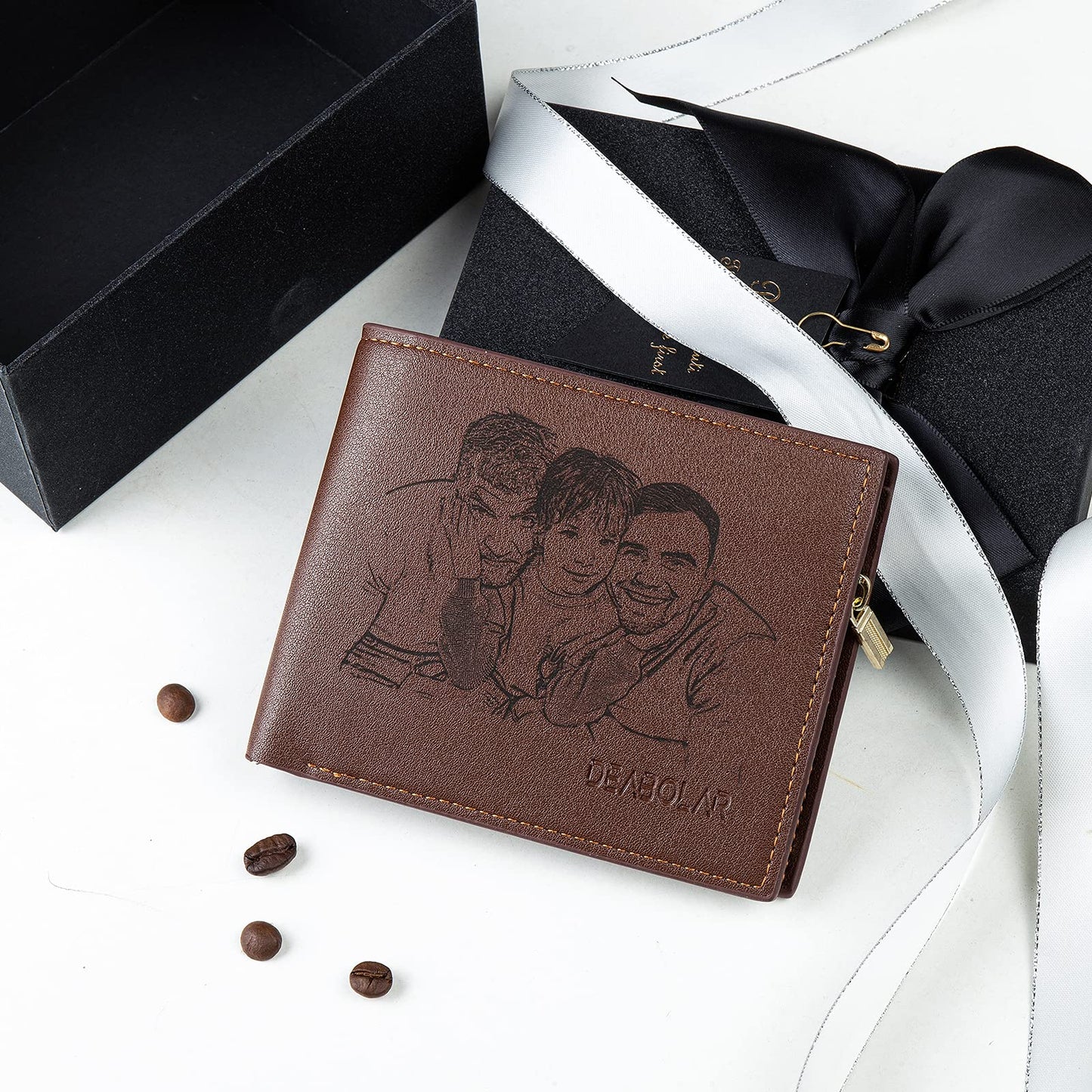 - Glooraca Personalised Leather Wallets For Men | Personalized Mens Wallets -