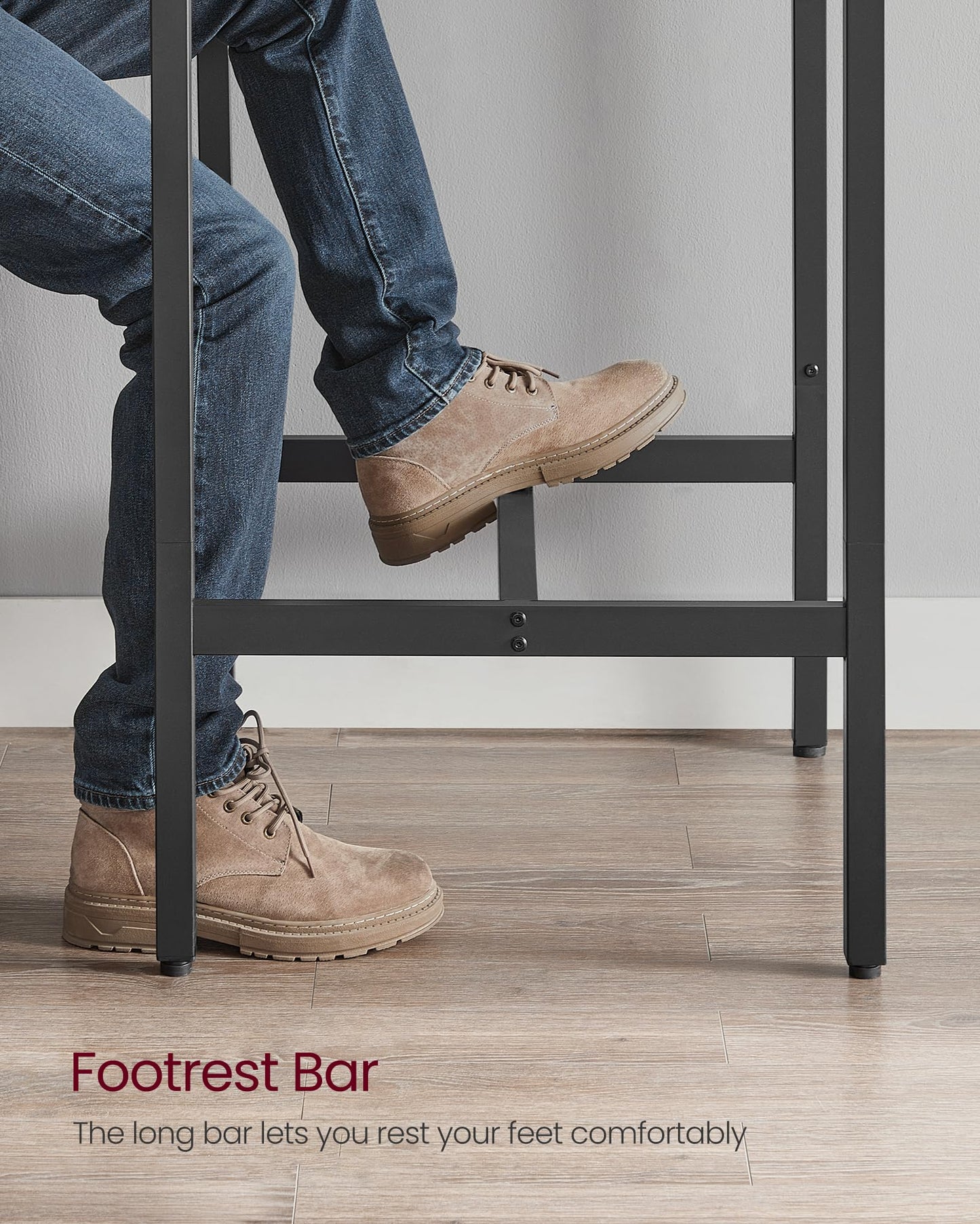 - VASAGLE High Table, Square Bar Table -