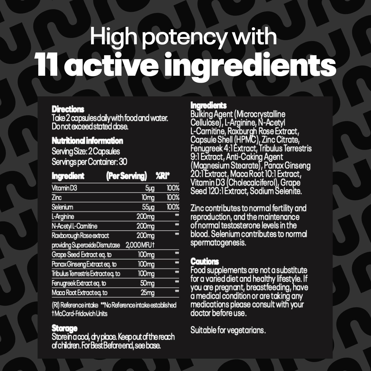 - Numan Testosterone Pro | Maca Root, Tribulus Terrestris, Zinc, Ginseng - Testosterone Supplements for Men -