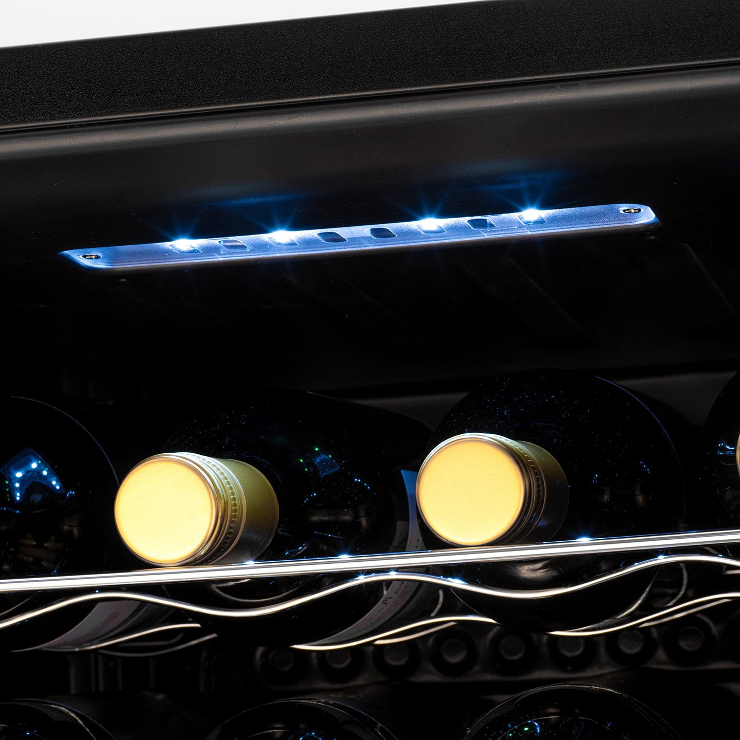 - Subcold Viva28 LED | Under-Counter Wine Fridge Black | 3-18°C | Wine Cooler -