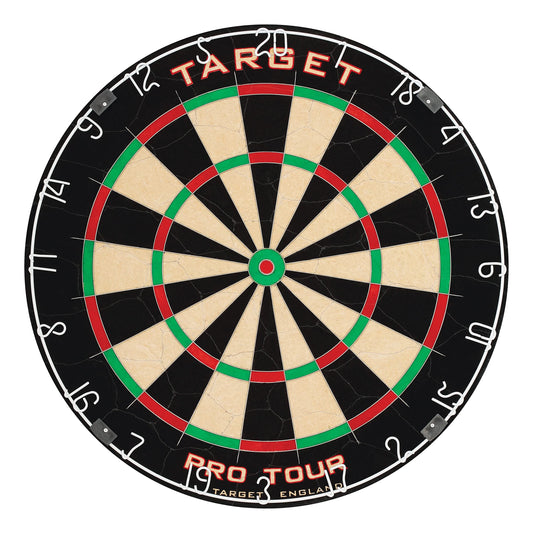 - Target Darts Pro Tour Dart Board | Self Recovering Sisal Bristle Dartboard with Rotational Score Ring -