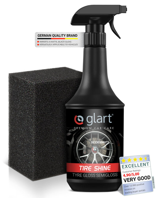 - Glart 451RK Car Tyre Shine | Tyre and Plastic Care, Rubber Care, Silky Matt -
