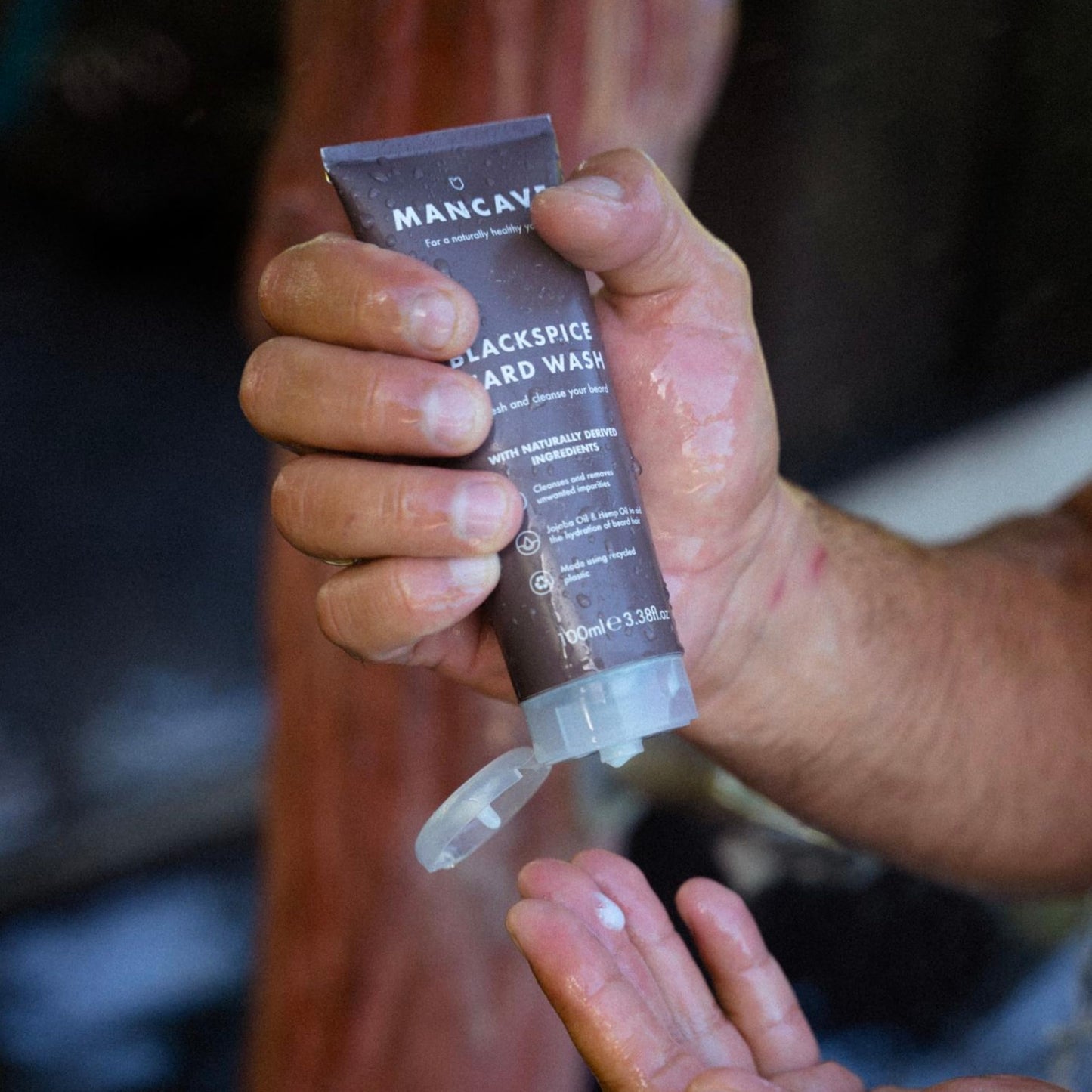 - ManCave Soap | Tea Tree | Blackspice Beard Wash -