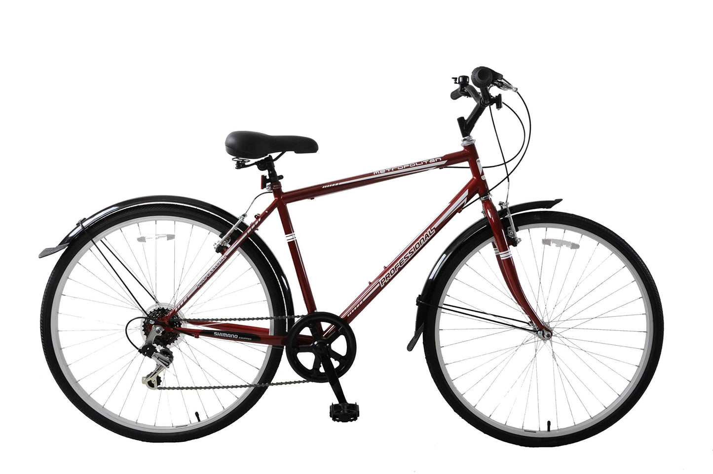 Ammaco Professional Metropolitan Mens 700c Hybrid Bike City Bike 22" Frame