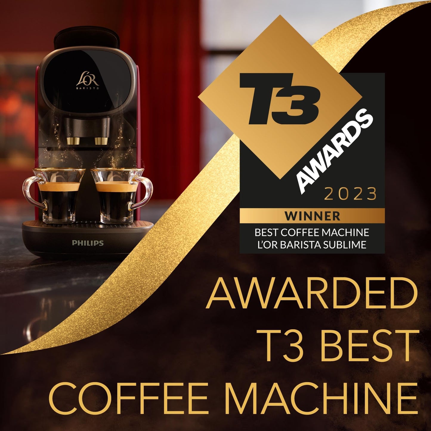 - L'OR BARISTA Sublime Coffee Capsule Machine By Philips | For Double or Single Capsule -