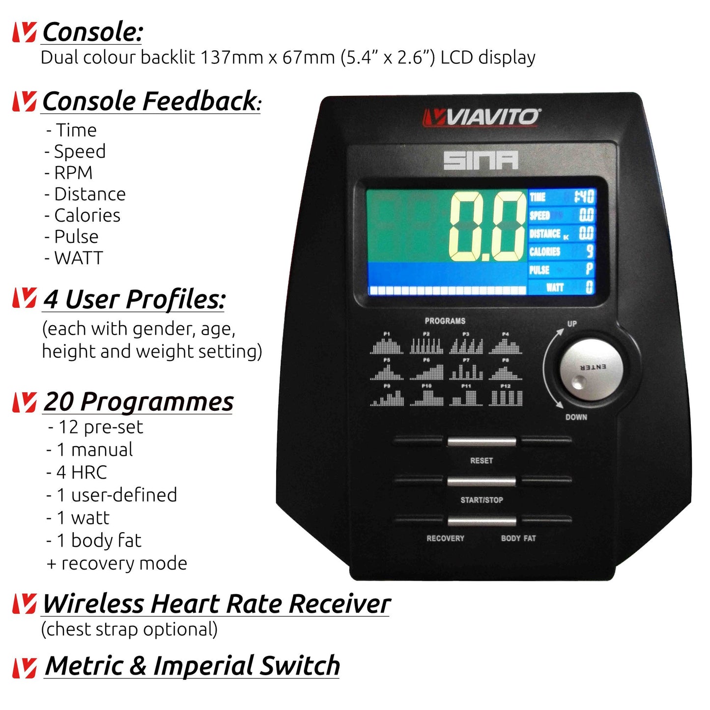 - Viavito Sina Elliptical Cross Trainer -