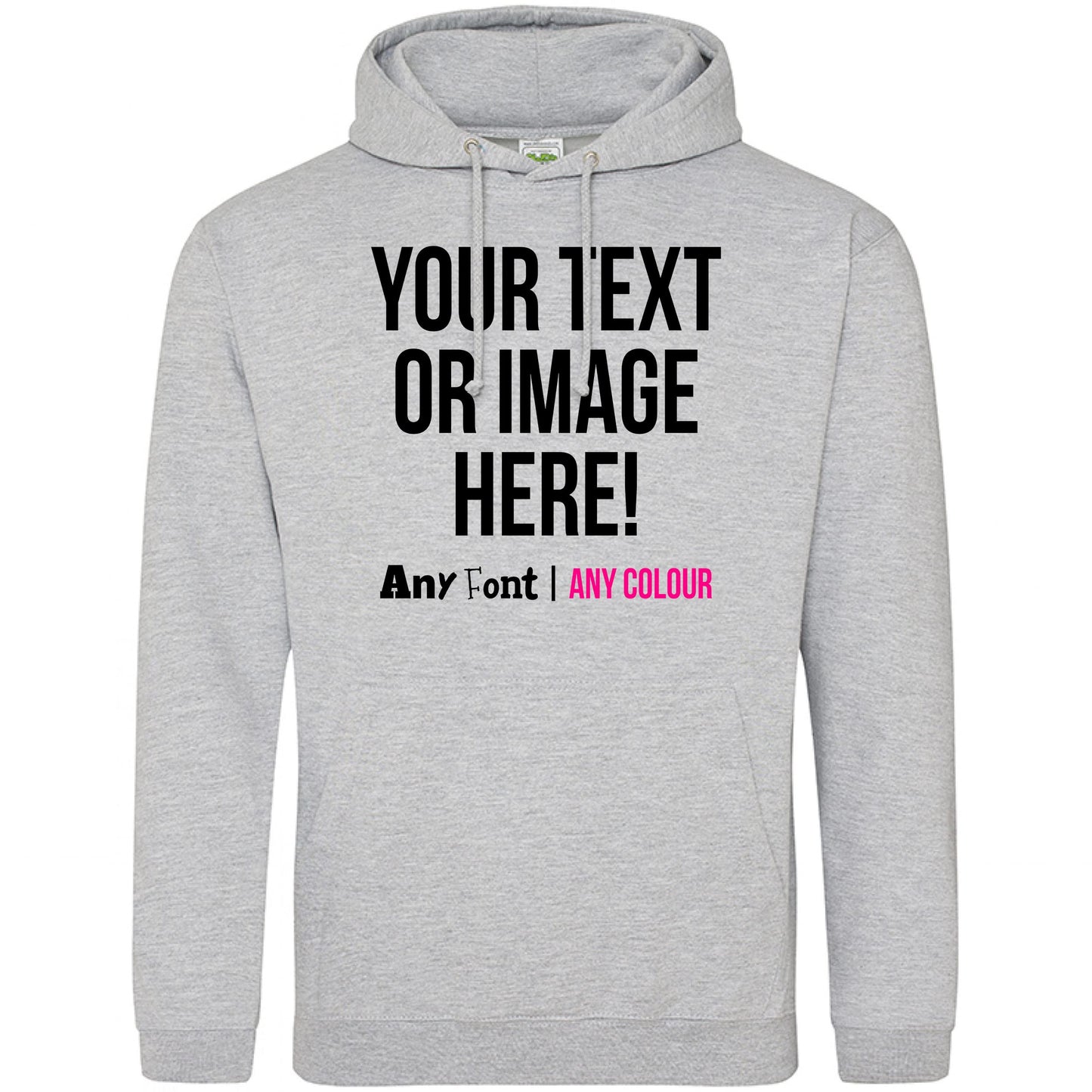 - Personalised Hoodie | Any Text Image Photo | Custom Hoody Hooded Sweatshirt -