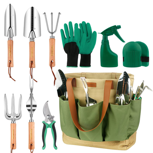 - Gardening Tools Set | Garden Tool Kit with Outdoor Hand Tools -
