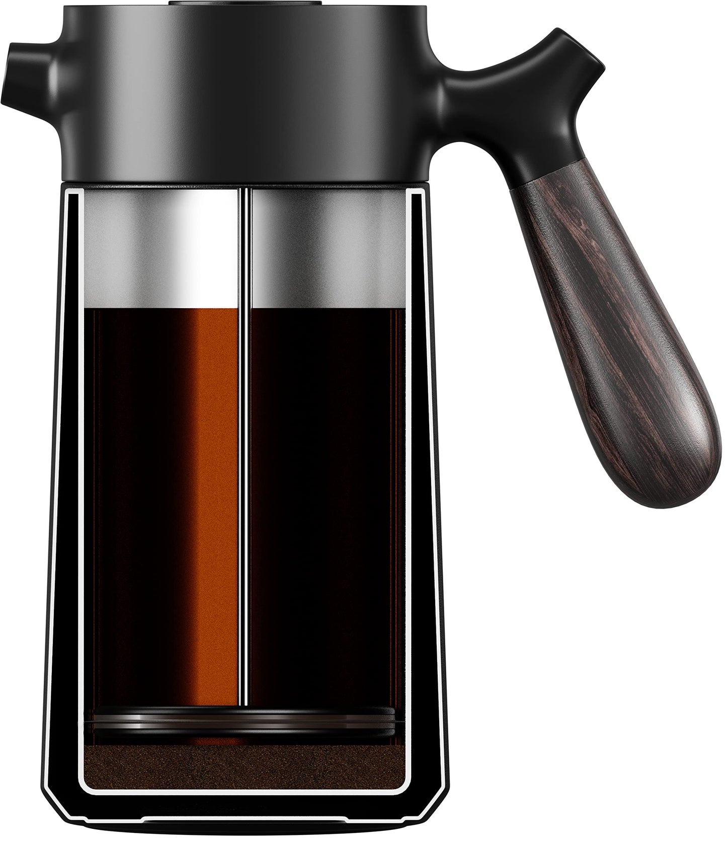 - Heemburg French Press Thermal Coffee Maker | Cafetière | Thermo Double Wall Insulated -