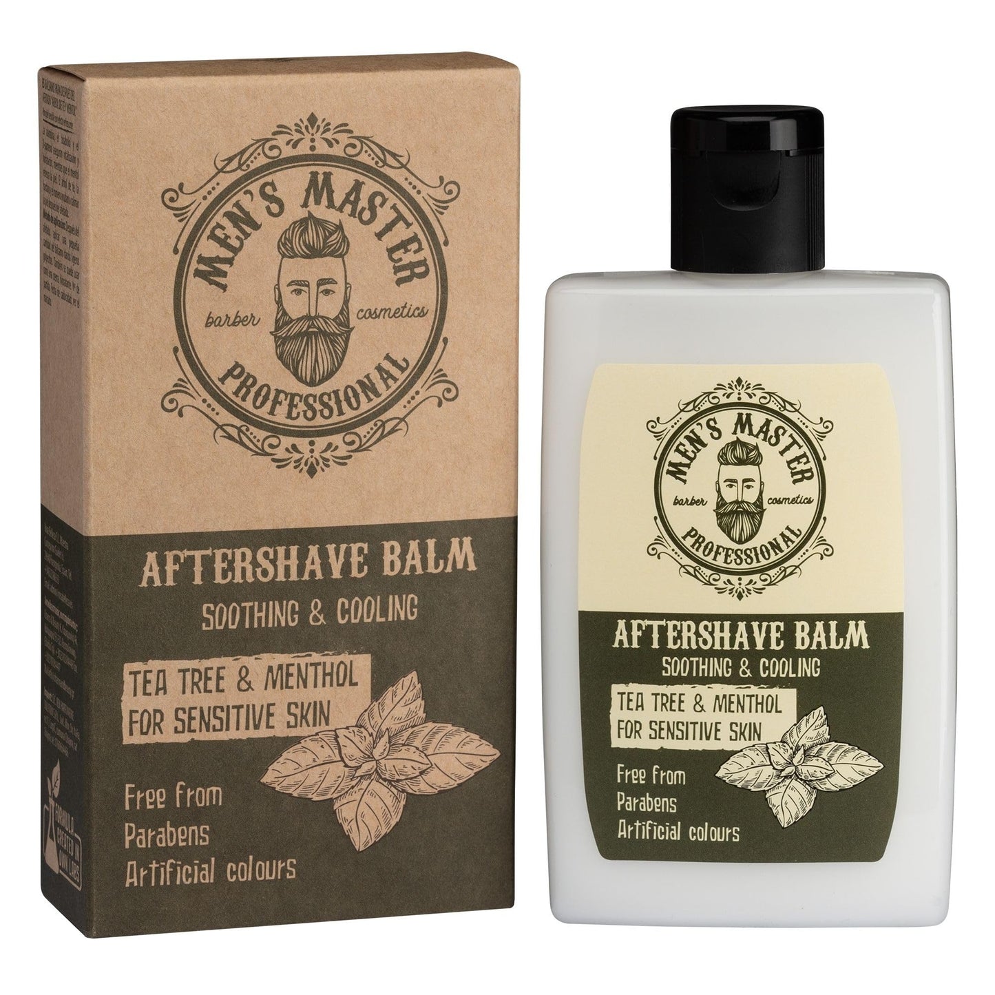 - Men's Master Aftershave Balm | Green Tea and Menthol | After Shave for Men -