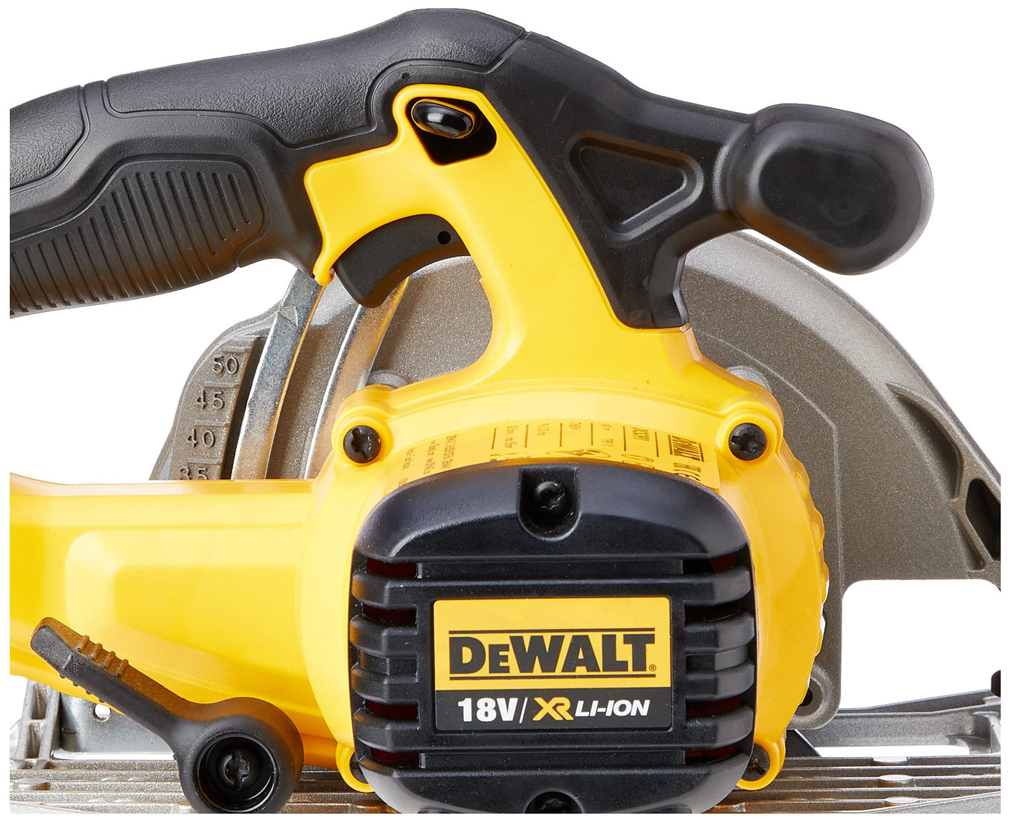 DEWALT DCS391N-XJ XR 165 mm Circular Saw-Bare Unit, 9 W, 18 V, Yellow/Black