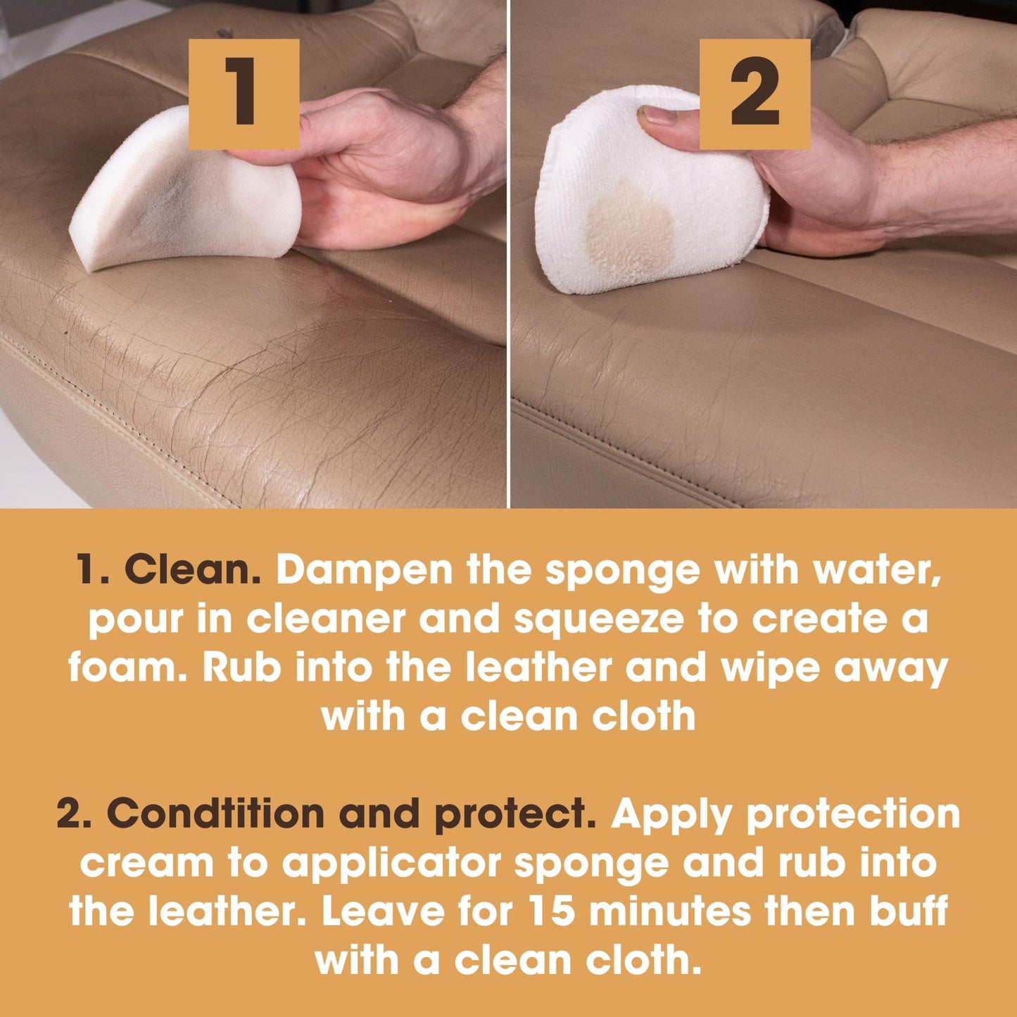 - Furniture Clinic Leather Car Interior Care Kit | Premium Cleaning Kit for Car Seats -