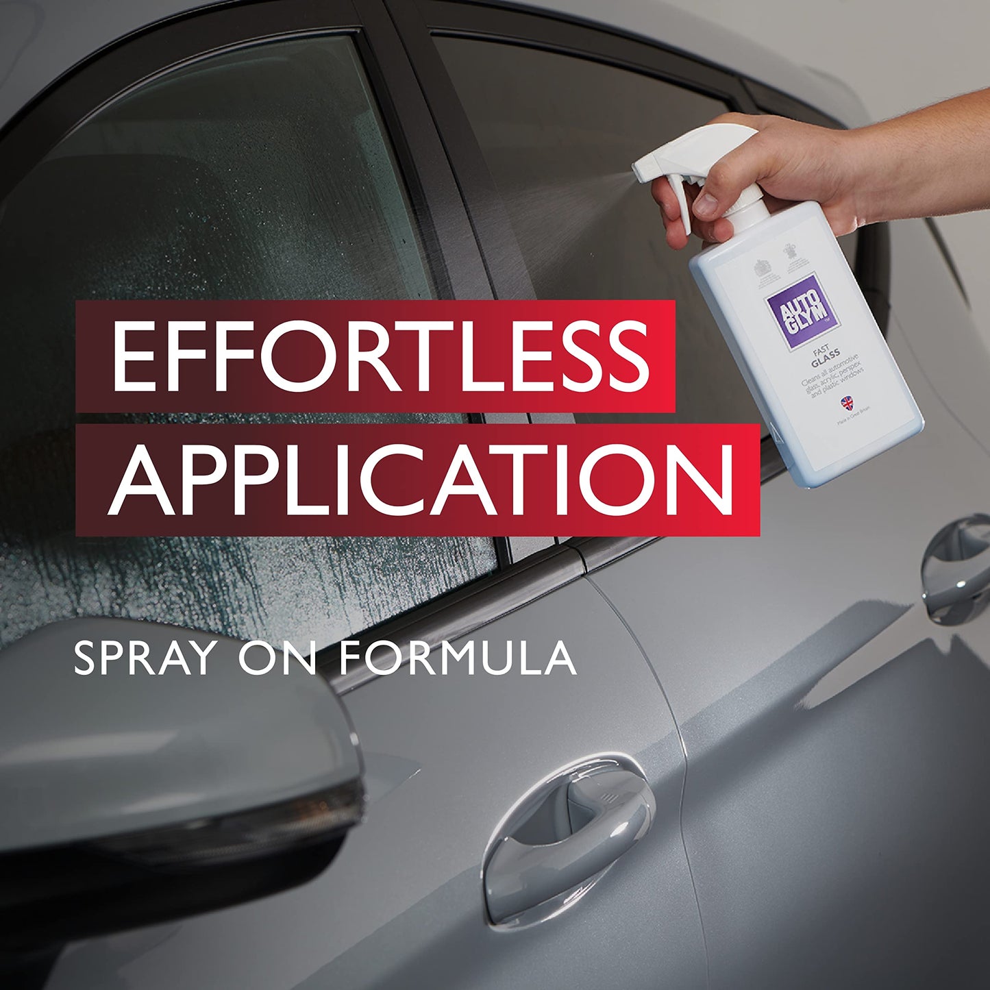Autoglym Fast Glass, 500ml - Car Window Cleaner for Windscreen, Windshield, Window Cleaning, Mirrors and More