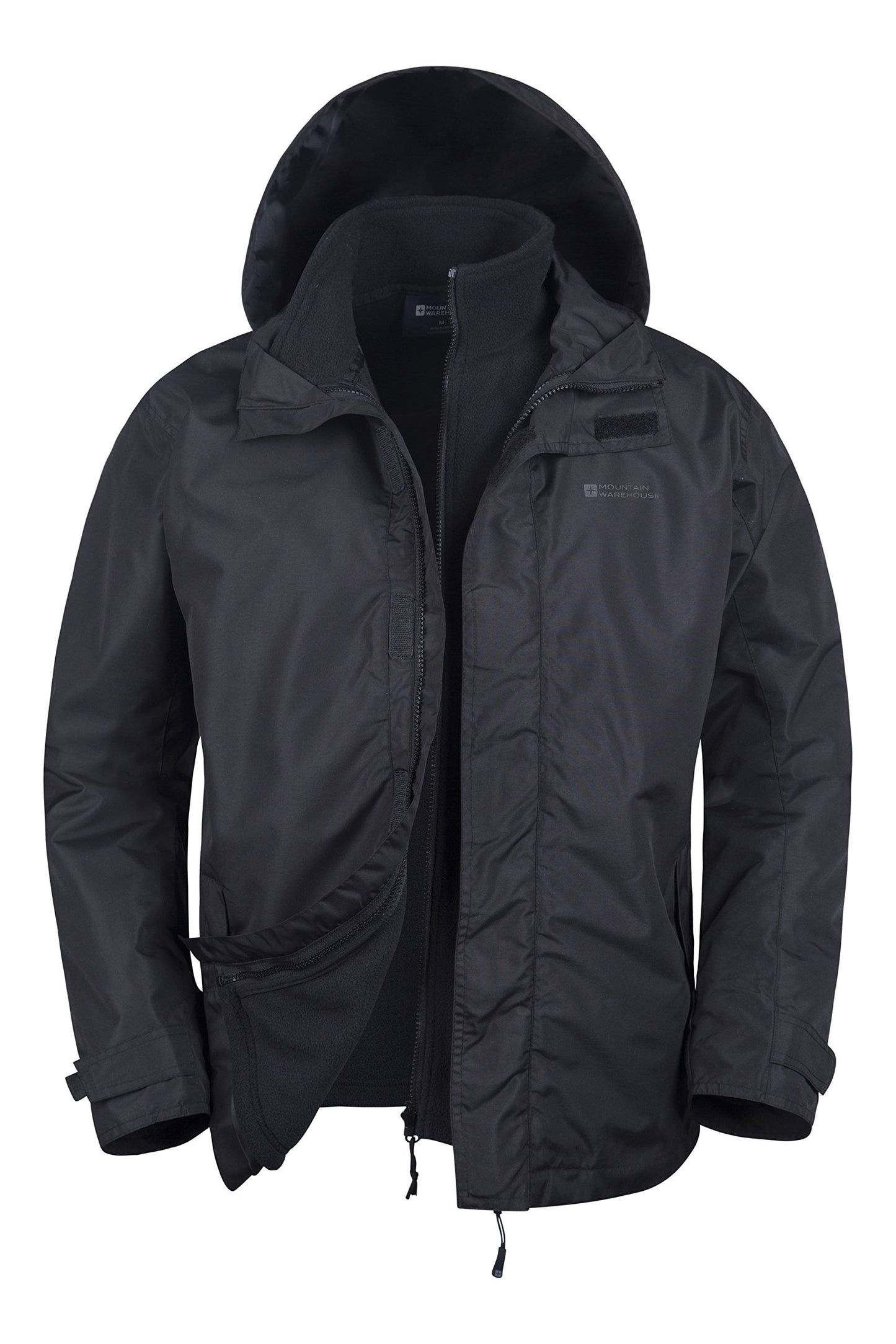 - Mountain Warehouse Fell Mens 3 in 1 Water Resistant Jacket -