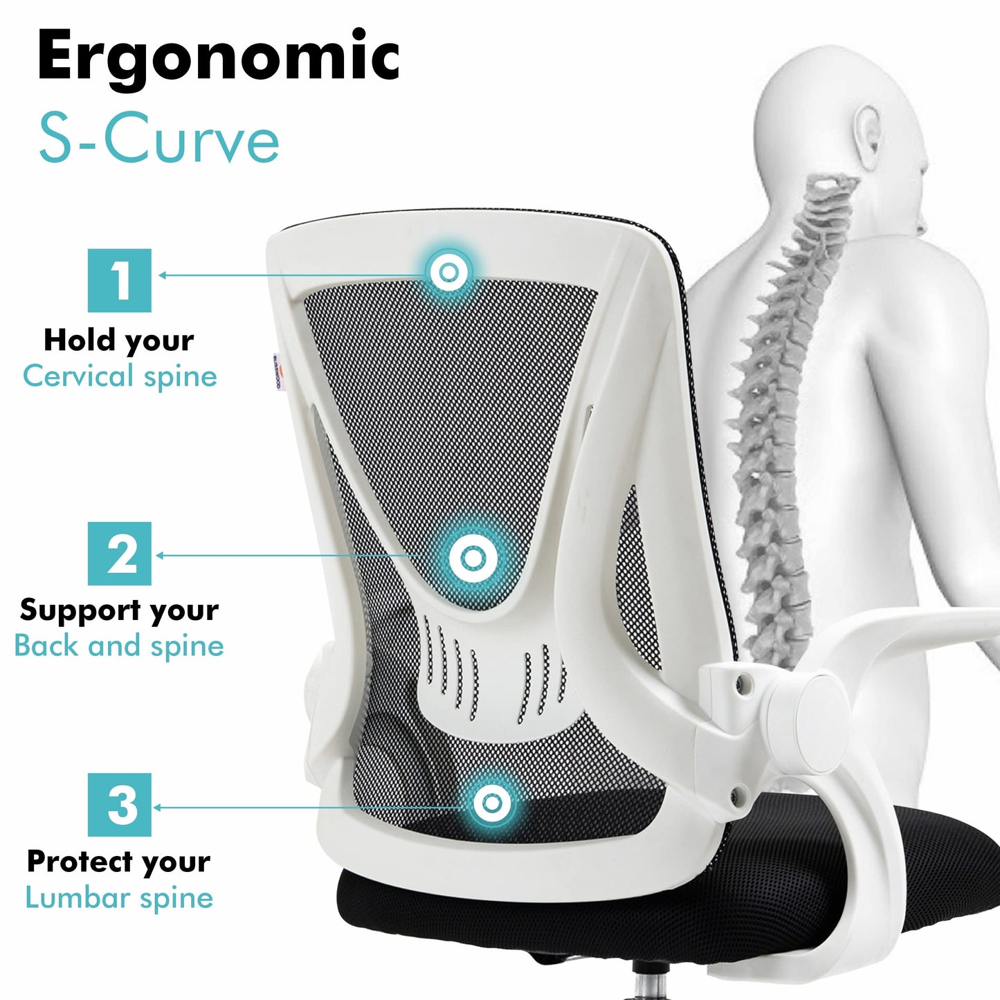 - Office Chair for Home | Desk Chair | Mesh Swivel Chair -