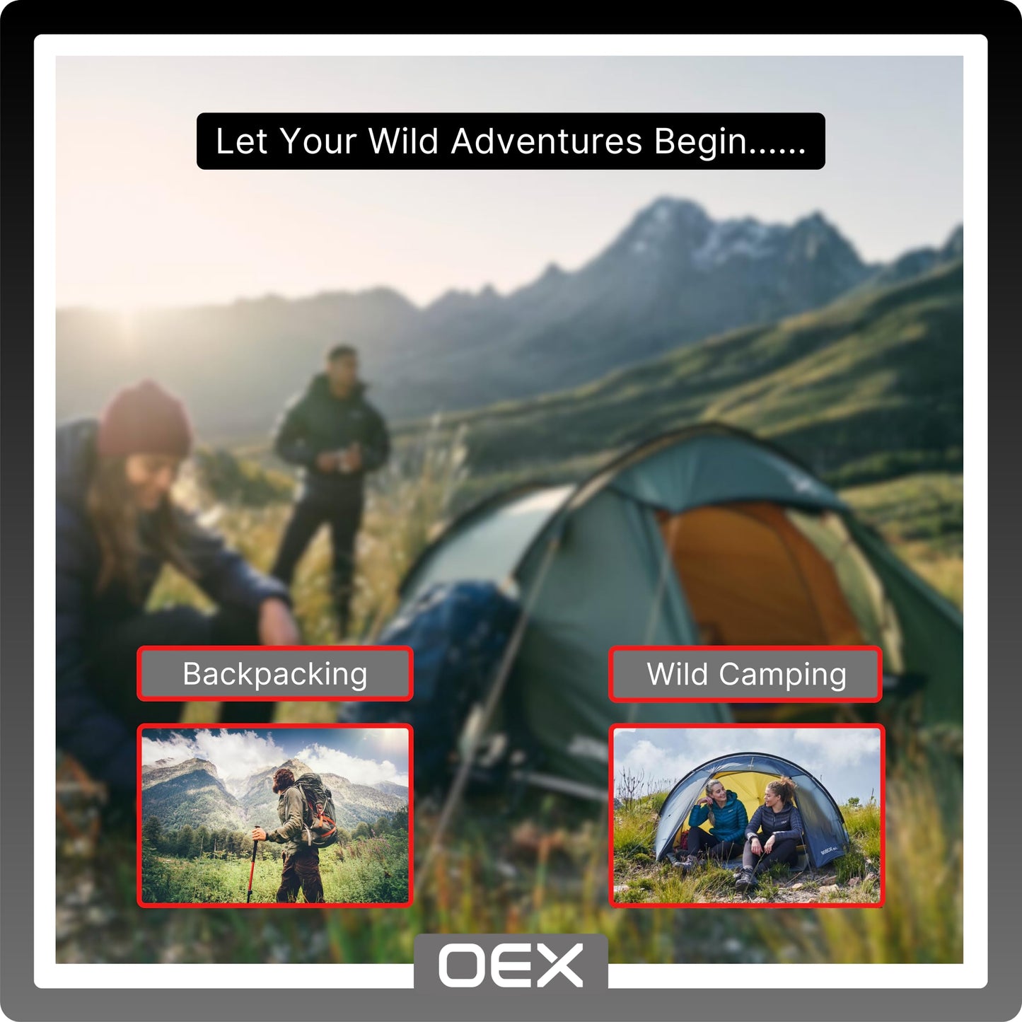 - OEX Hyena II Tent | 2 People | Harsh Weather Conditions | Compact | Lightweight -