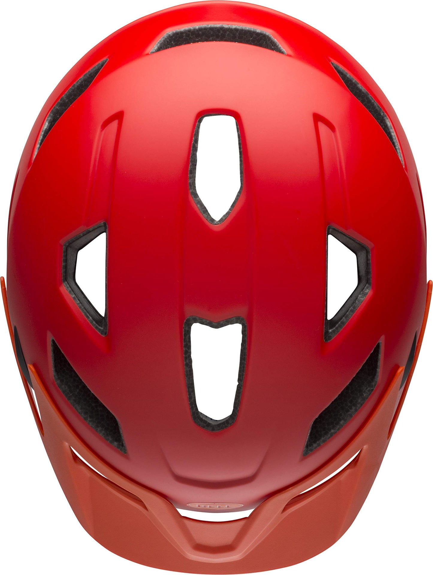 BELL Children's Sidetrack Youth Cycling Helmet, Matte Red/Orange, Unisize 50-57 cm UK