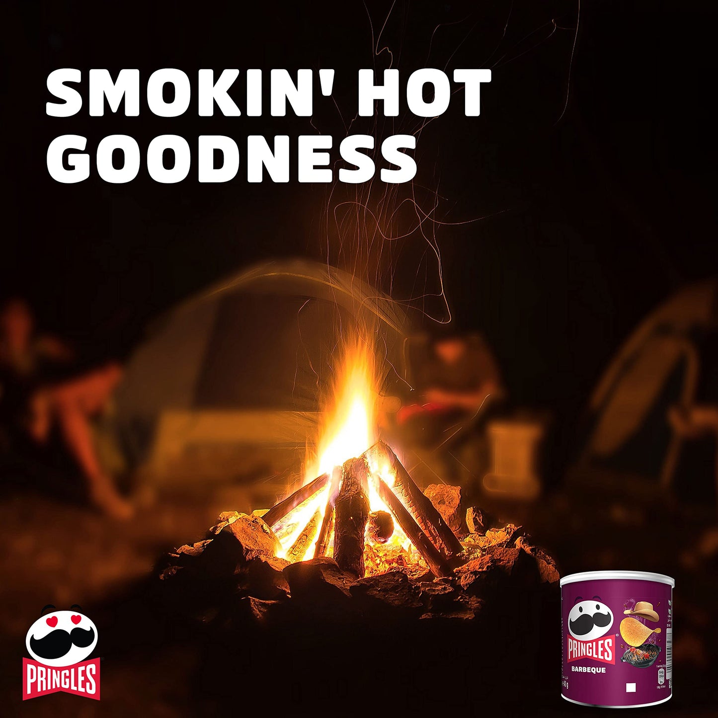 - Pringles Texas BBQ Sauce Potato Chips | 40 g (Pack of 12) -