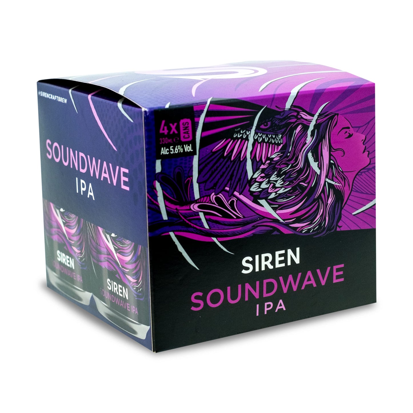 - Siren Soundwave IPA Craft Beer | 4 x 330 ml -