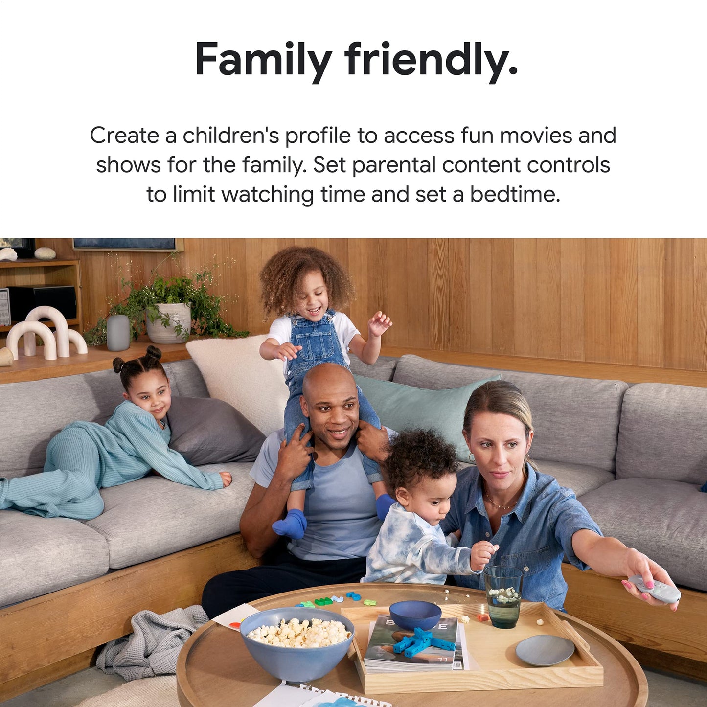Chromecast with Google TV (HD) Snow – Streaming entertainment on your TV with voice search remote – Watch movies, shows, Netflix, NOWTV and more