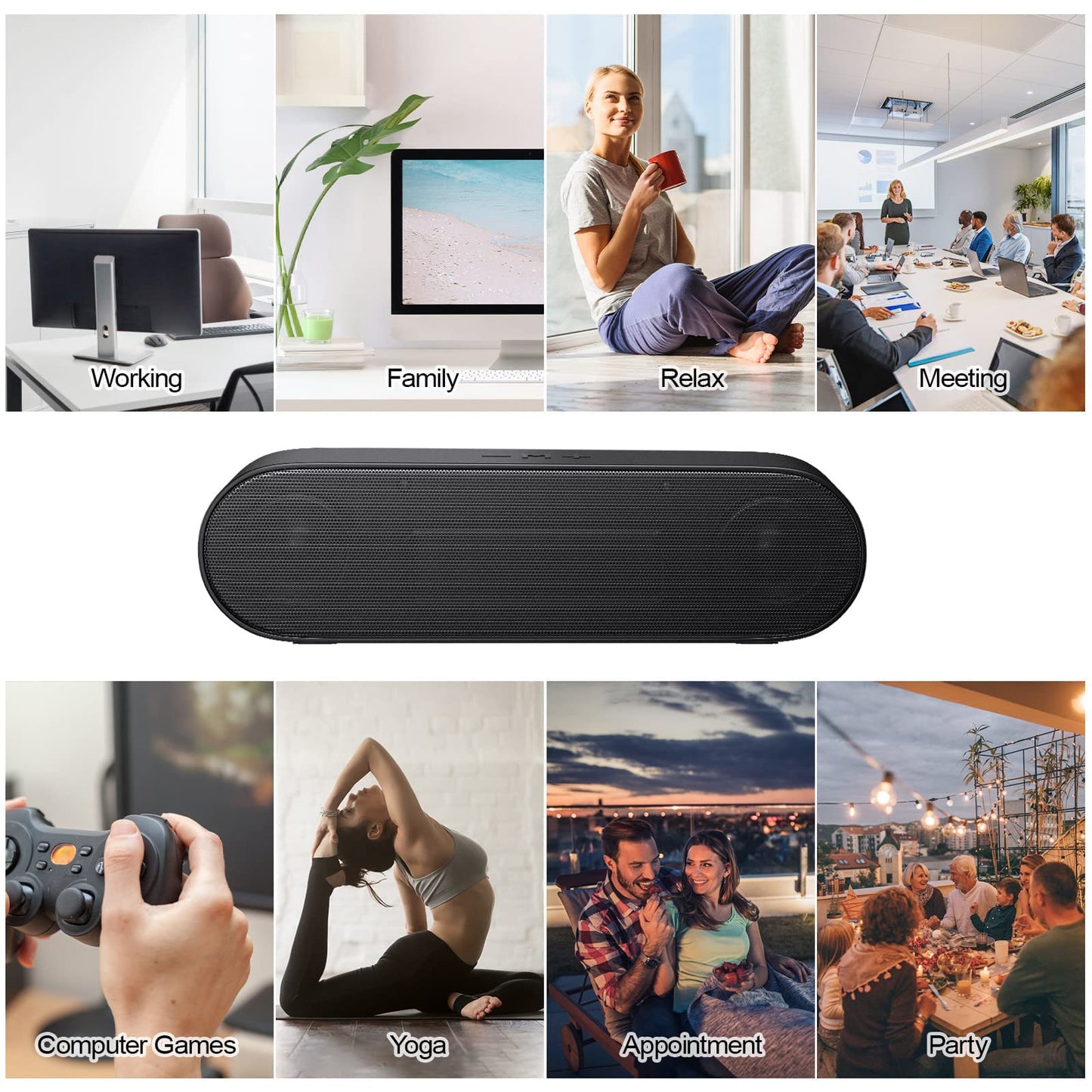 - YYV USB Computer Speaker, Portable PC Speaker for Desktop, Laptop,Notebook, Wired Mini Soundbar Speaker with Loud Volume