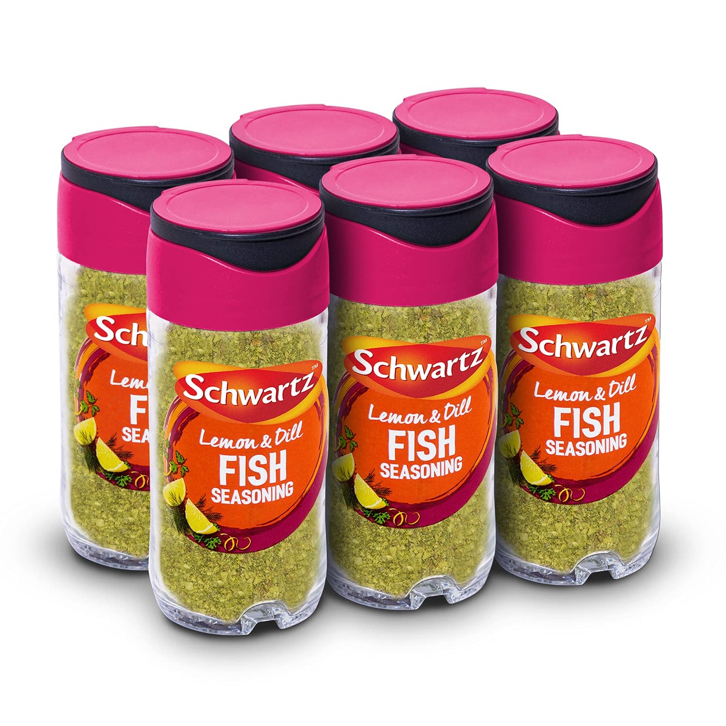 - Schwartz Lemon & Dill Fish Seasoning 55 G | Jar | Pack of 6 -