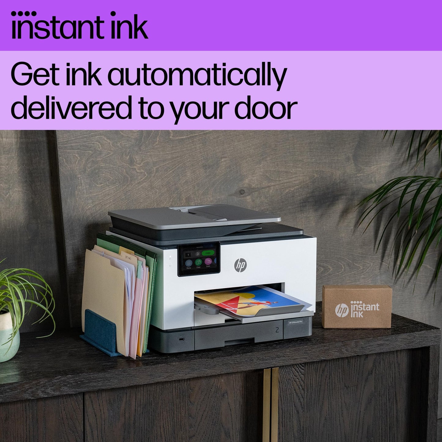 - HP OfficeJet Pro 9132e All-in-One Printer | Colour | Printer for Small Office | Print, Scan, Copy Automatic document feeder| 2 Tray | 3 months Instant Ink with HP | Easy Setup | Up To 3 Years Warranty -