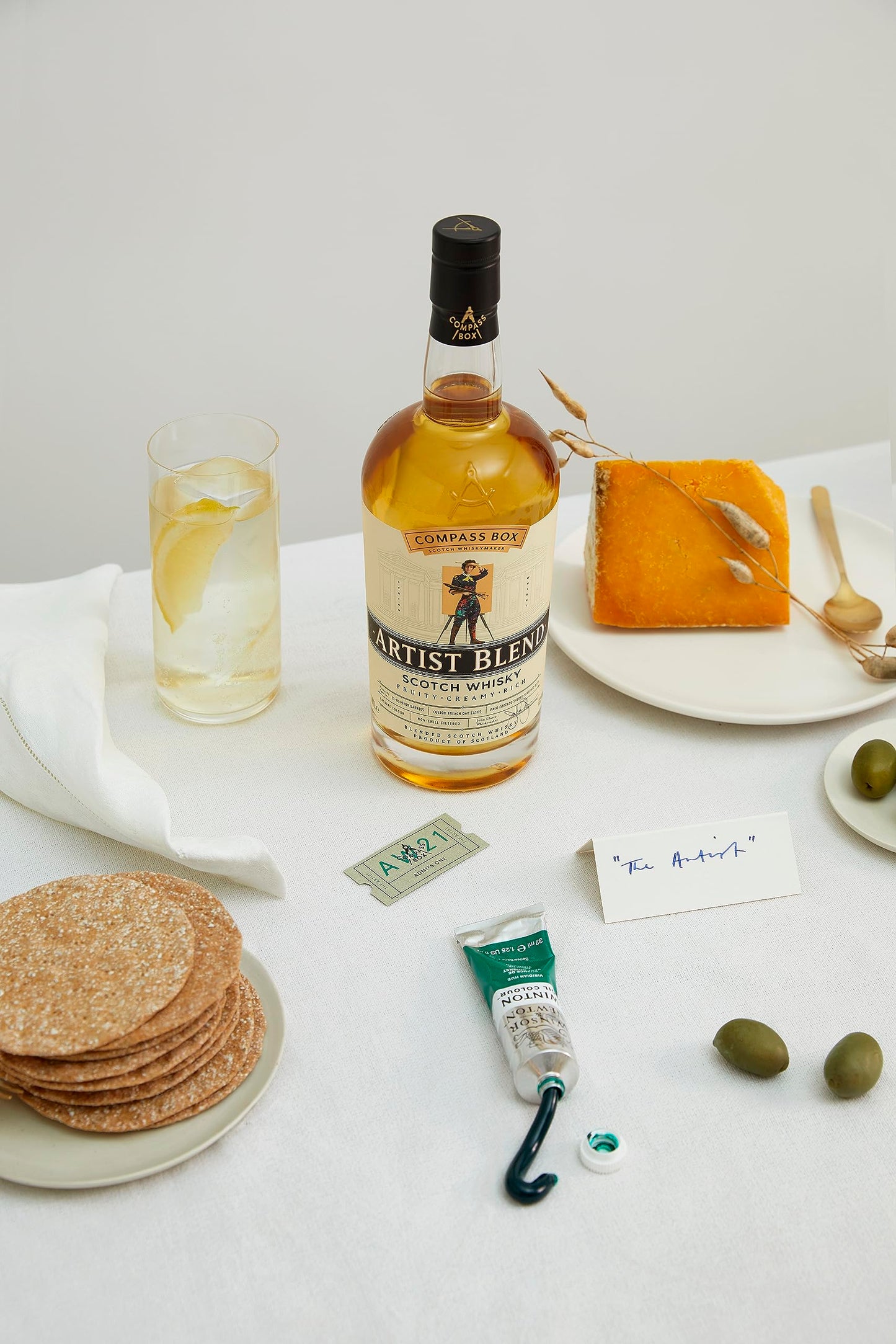 Compass Box Artist Blend Scotch Whisky, 70cl | Fruity & Creamy | 43%