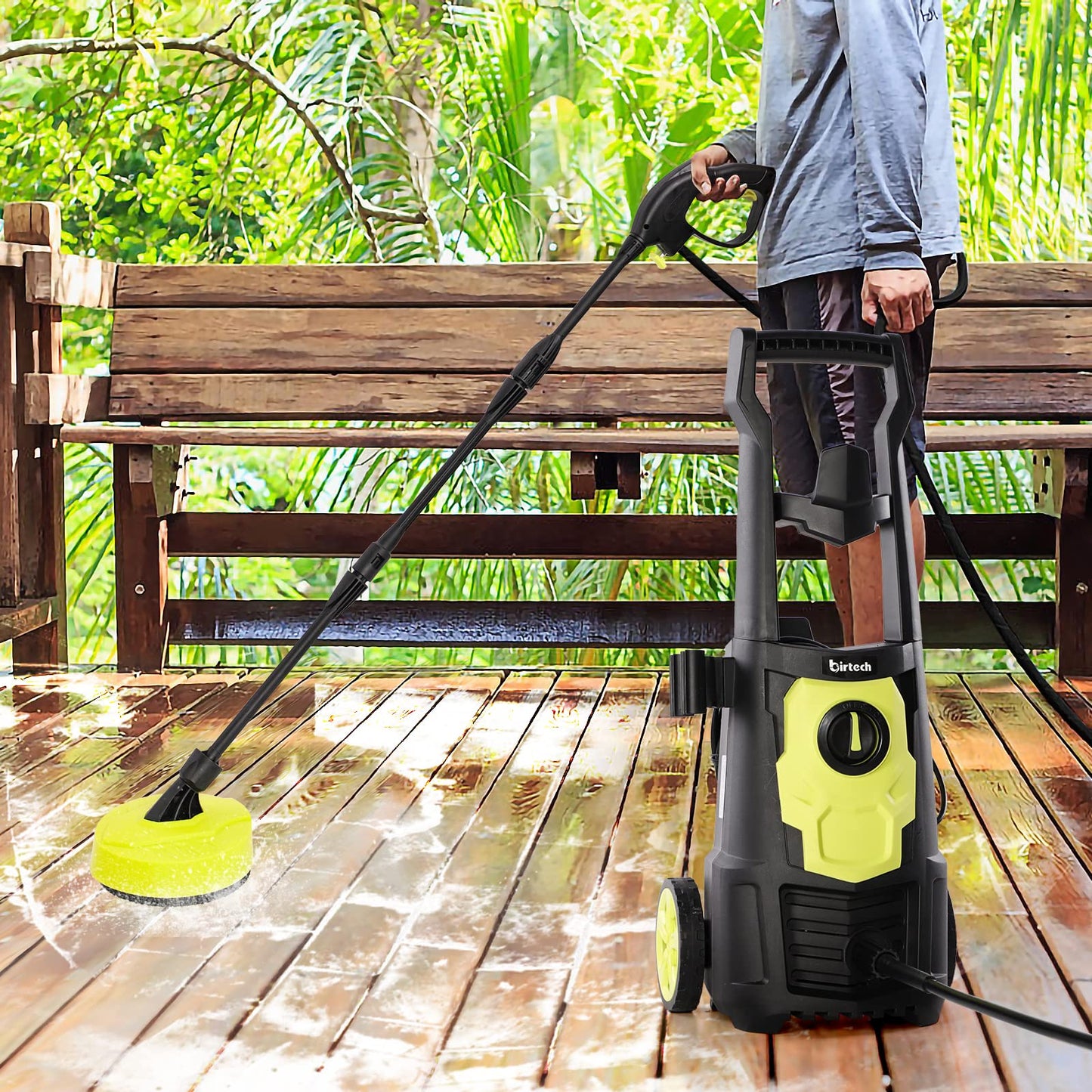 - Stream Pressure Washers Jet Washer for Patio | 135Bar 1650W 420L/H | Portable Power Washers -