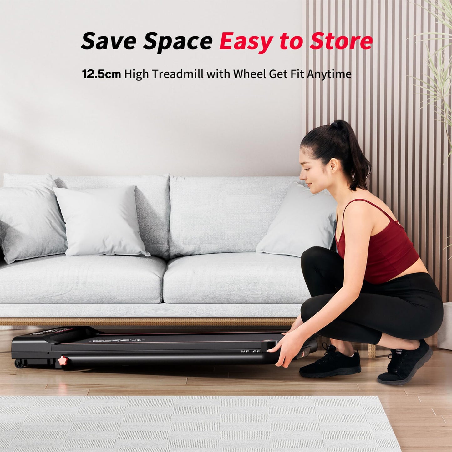 - KEEP FUN Folding Treadmill | 300 lb Capacity | Portable Treadmill 3 in 1 with Remote Control -