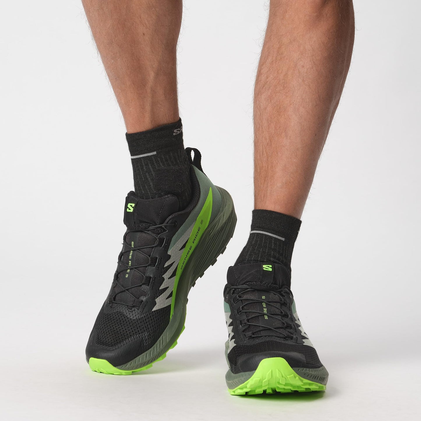 - Salomon Sense Ride 5 | Men's Trail Running Shoes | Cushioning and Response -