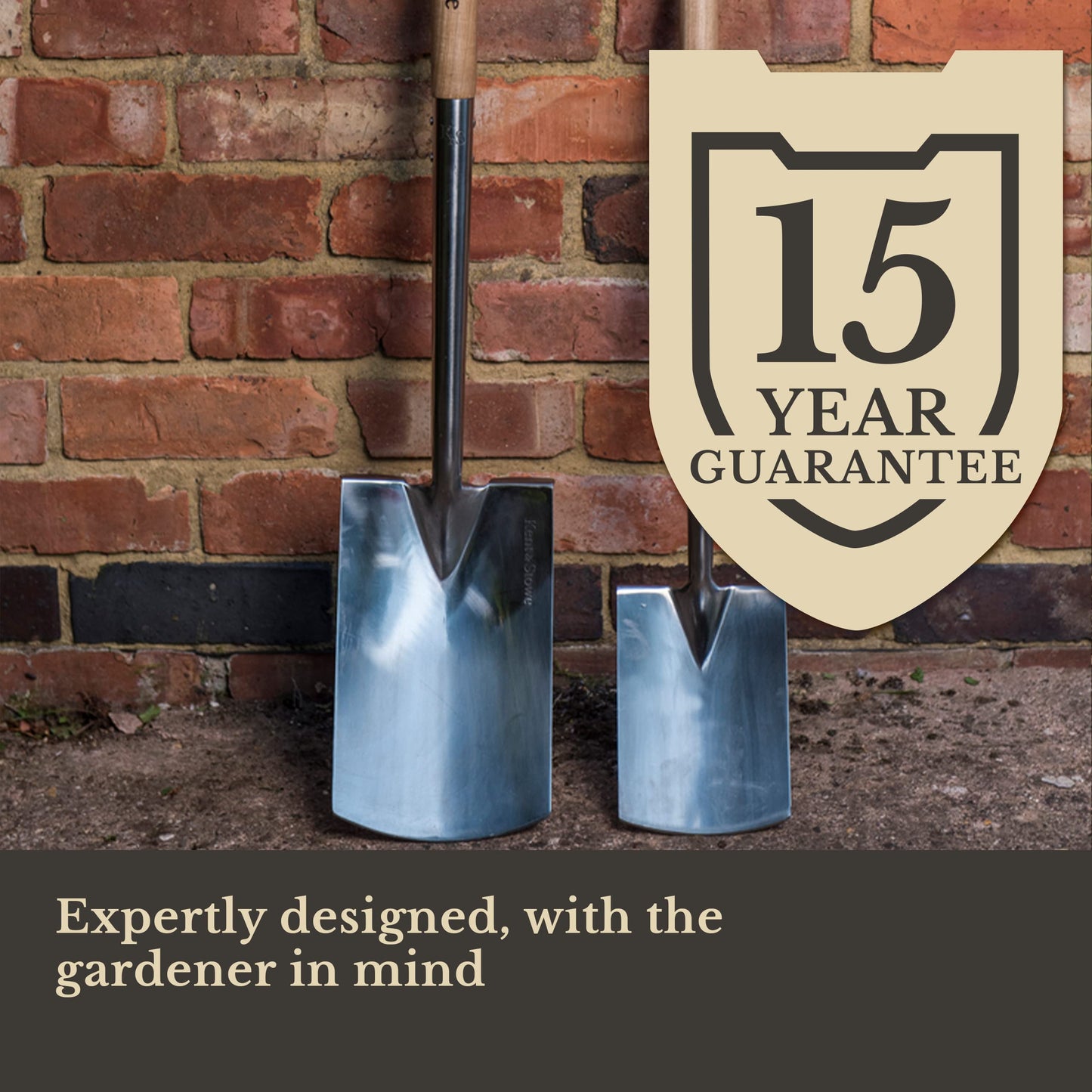 - Kent & Stowe Garden Life Stainless Steel Digging Spade | Light and Compact Traditionally -
