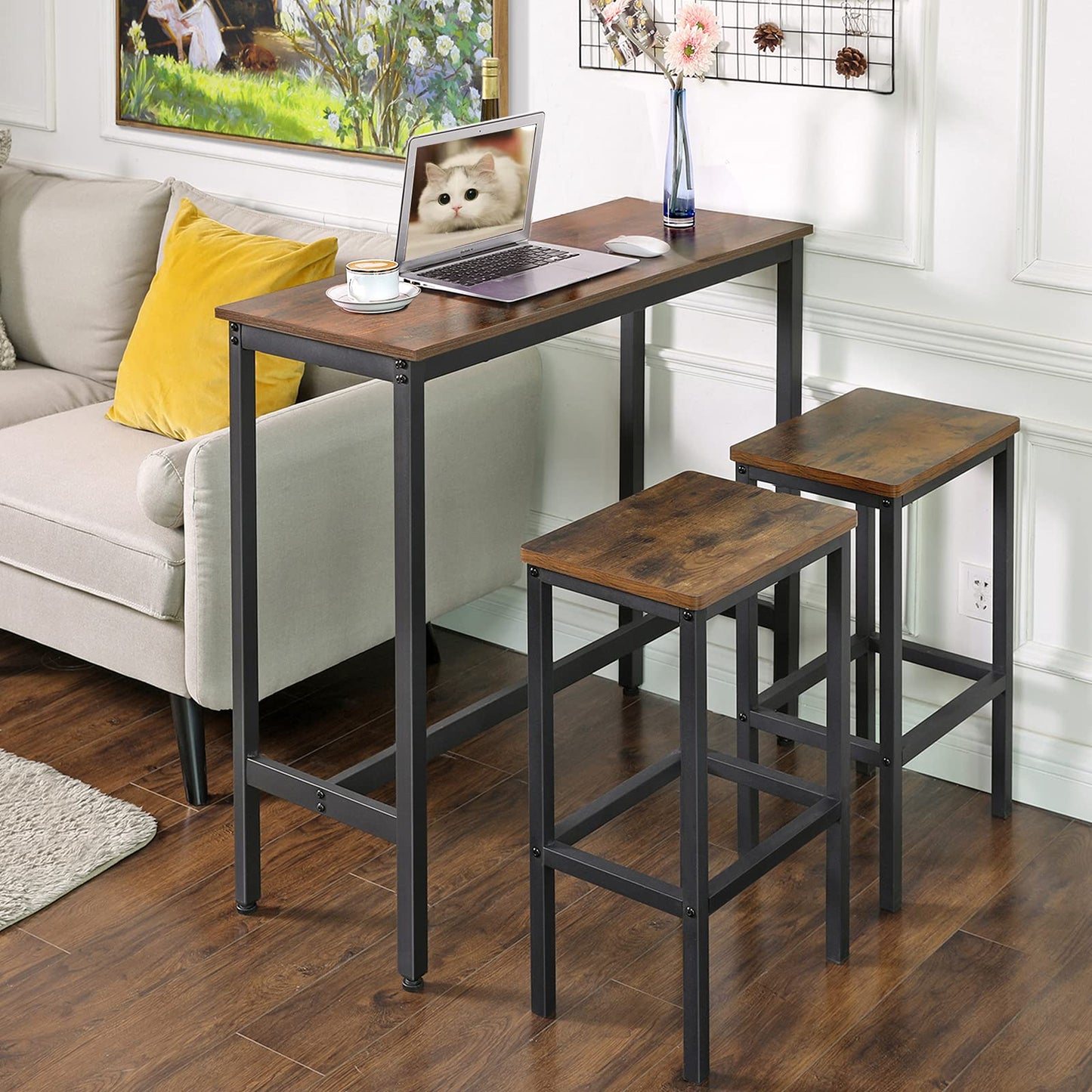 - VASAGLE Bar Table, Kitchen Table -