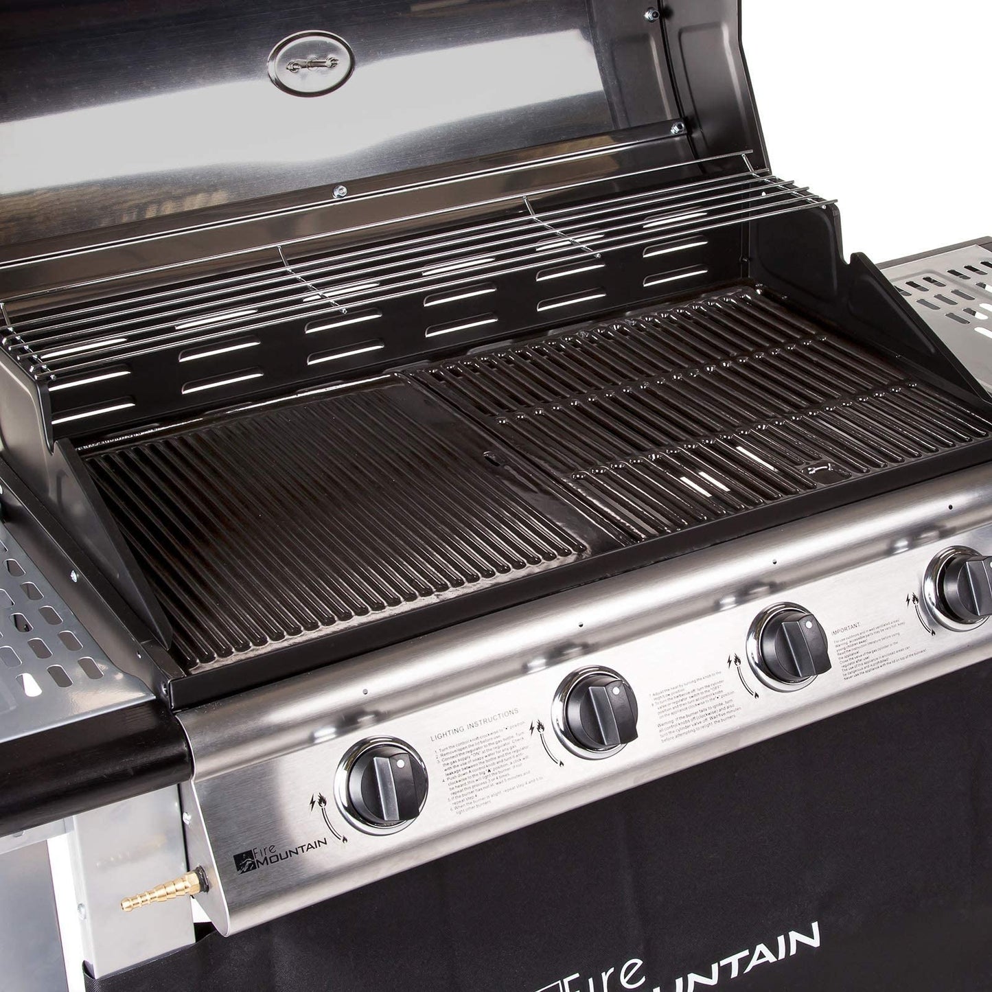 - Fire Mountain 4 Burner Gas BBQ | Large Gas BBQ | Perfect for Larger Gardens -