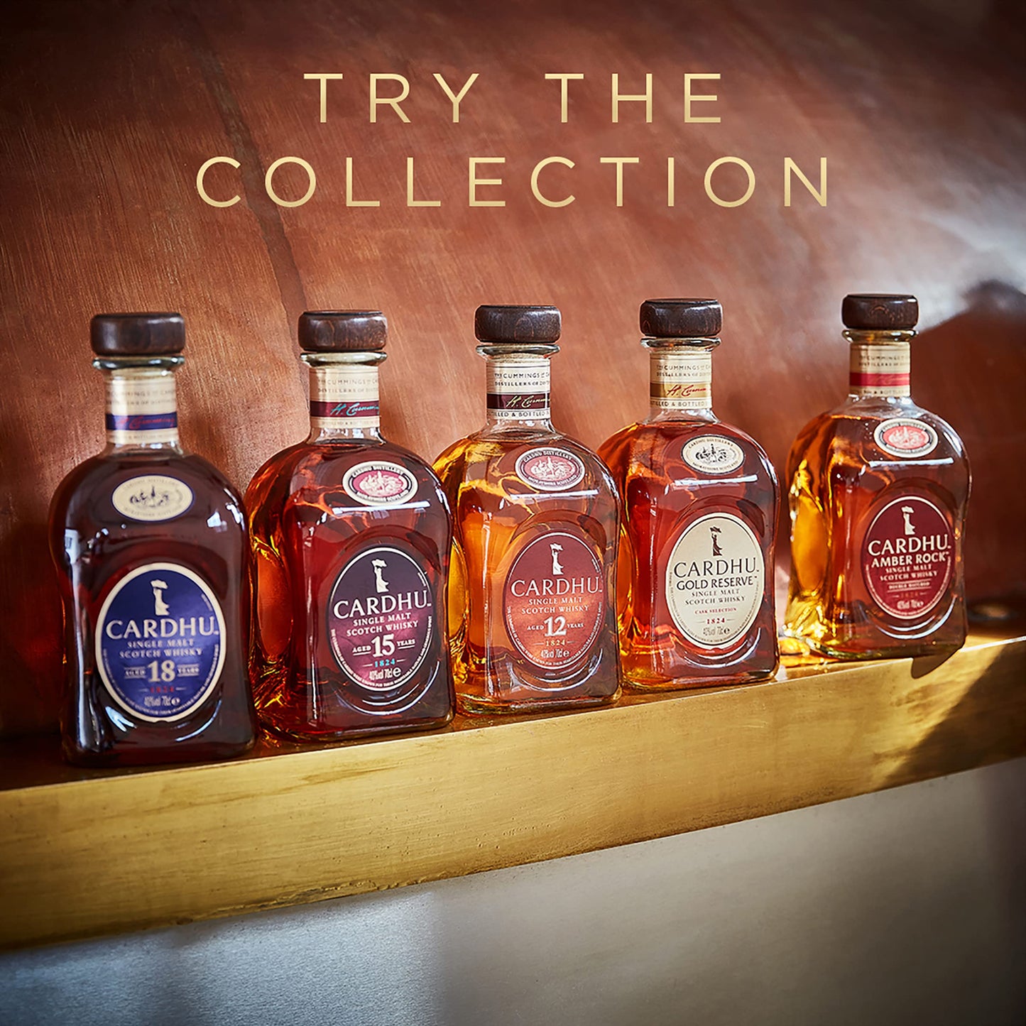 Cardhu Gold Reserve Single Malt Scotch Whisky | 40% vol | 70cl | Scottish Whisky | Notes of Baked Apple & Toffee | From One of the Oldest Speyside Whisky Distilleries