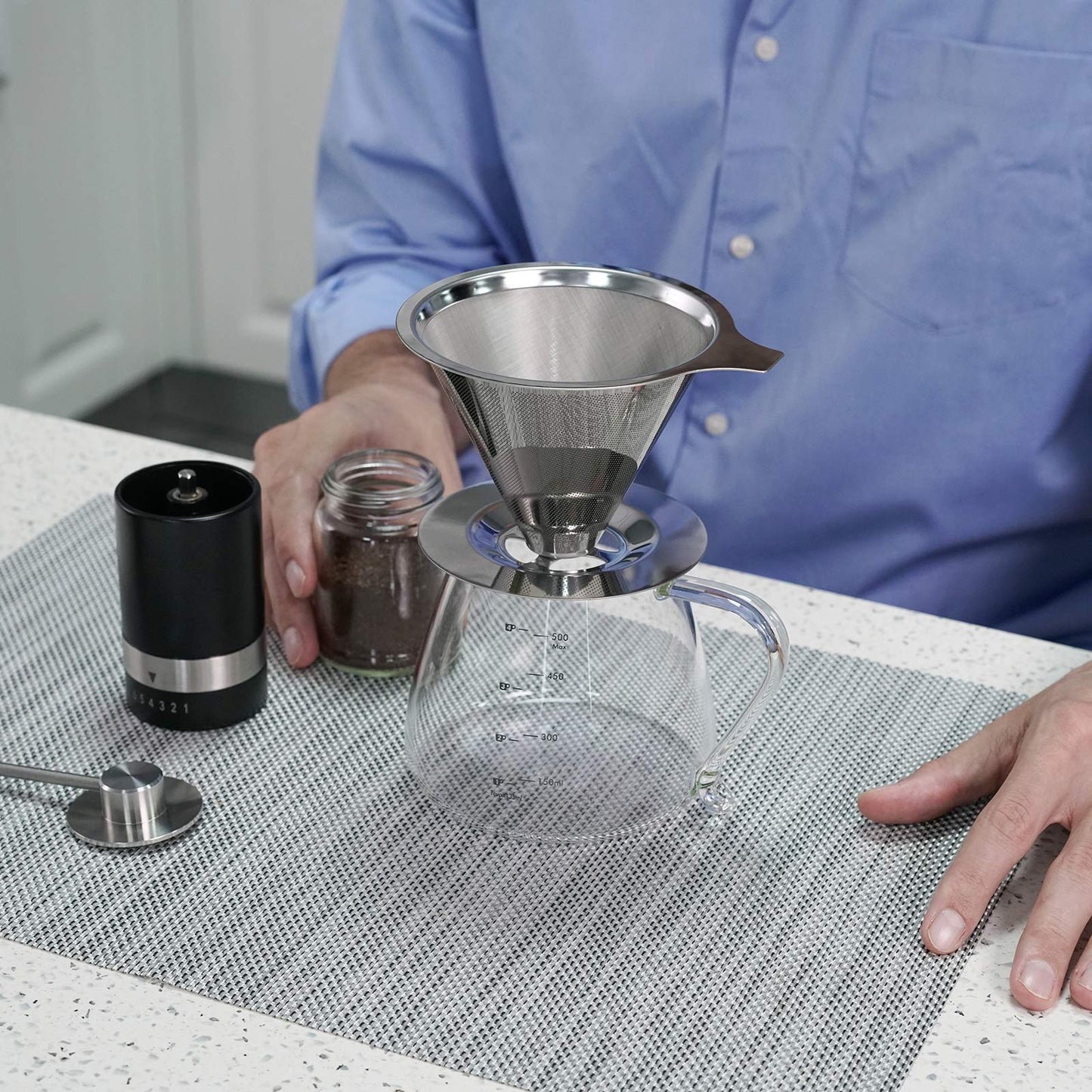 - Vevok Chef Pour Over Coffee Maker Set -