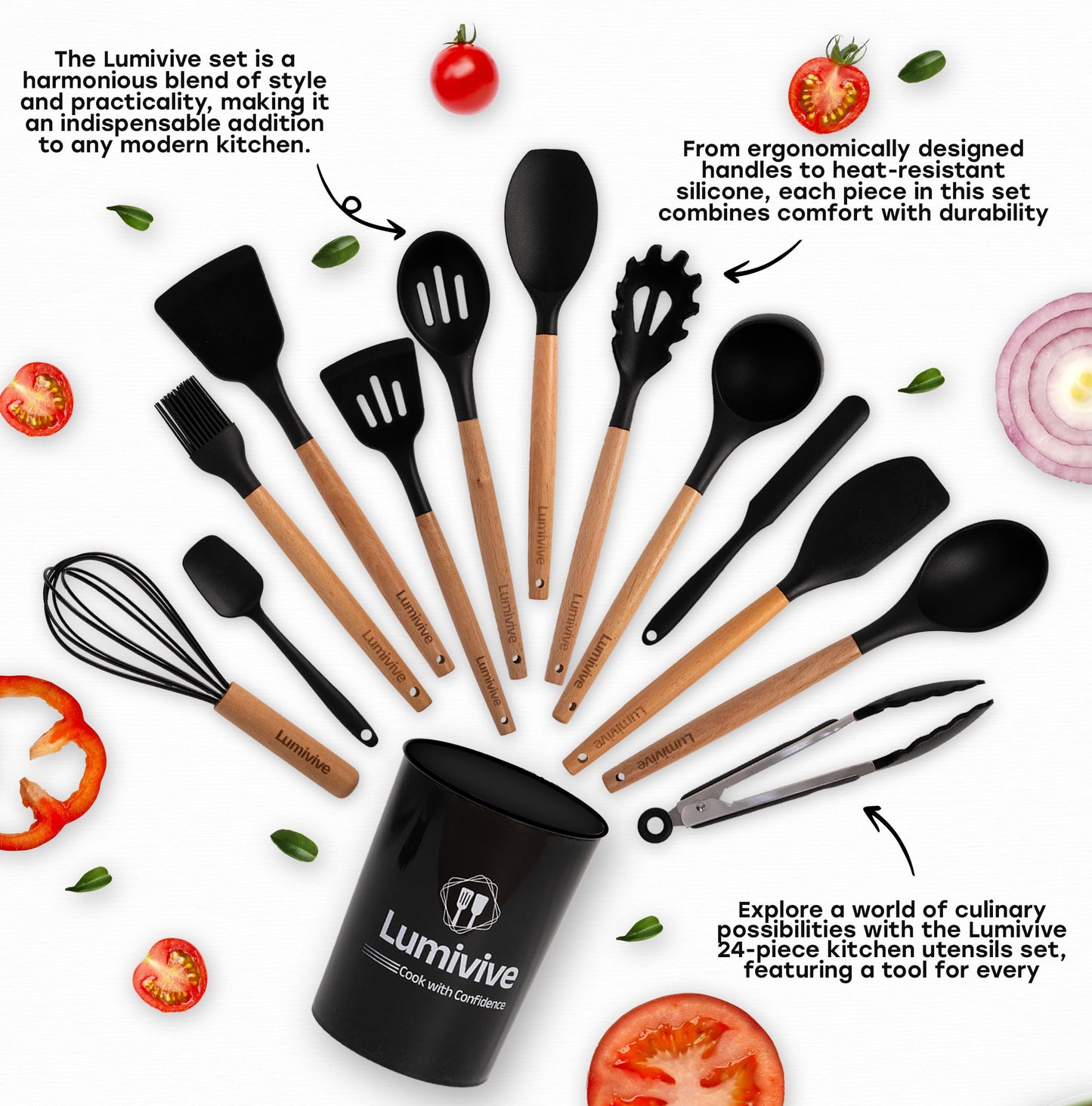 - Lumivive Kitchen Utensils Set -