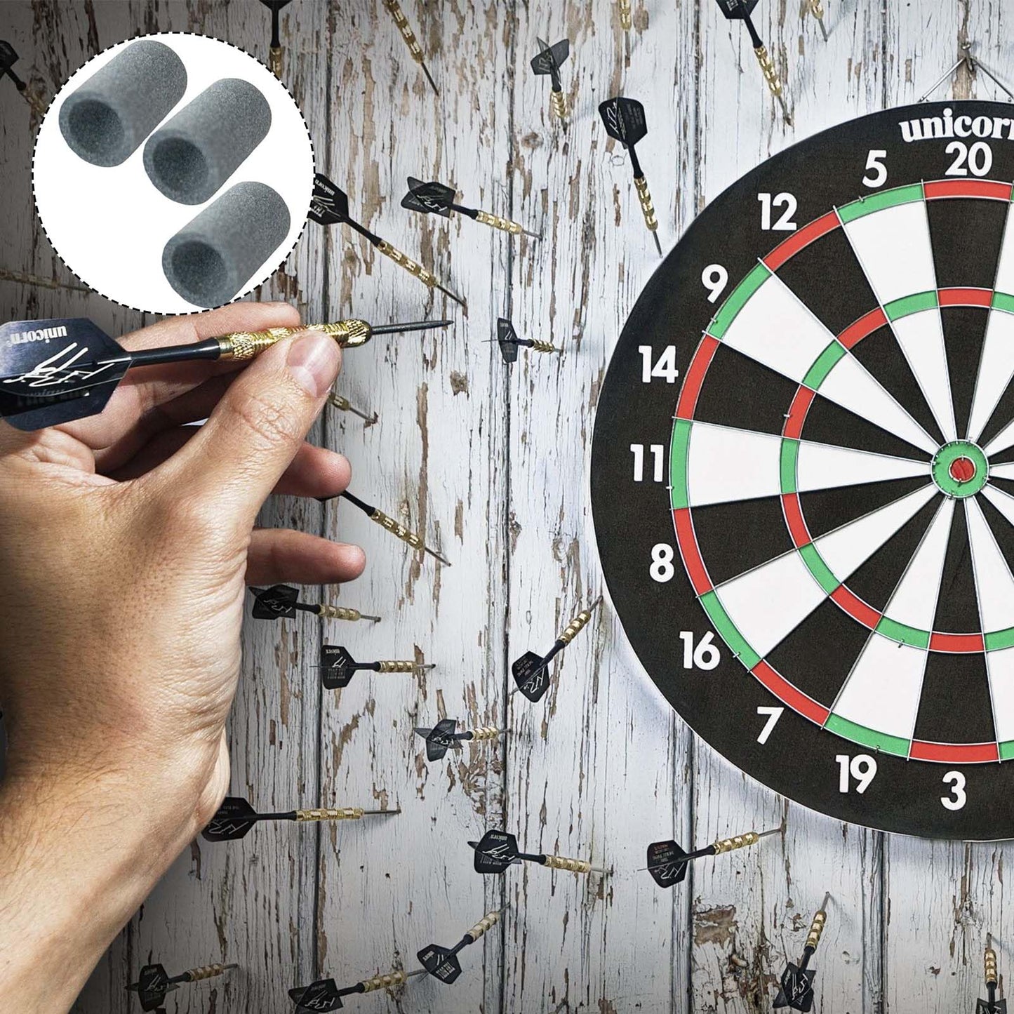 3PCS Dart Sharpeners Wear Resistant Darts Accessories Dart Points Darts Dart Accessories Small Gauge Metal or Surfaces