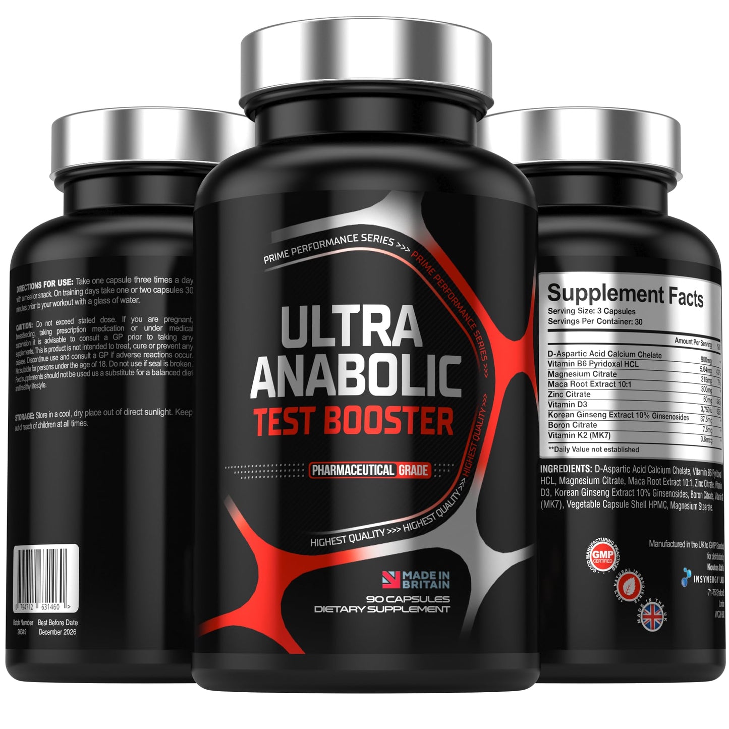 - Ultra Anabolic Testosterone Booster for Men -