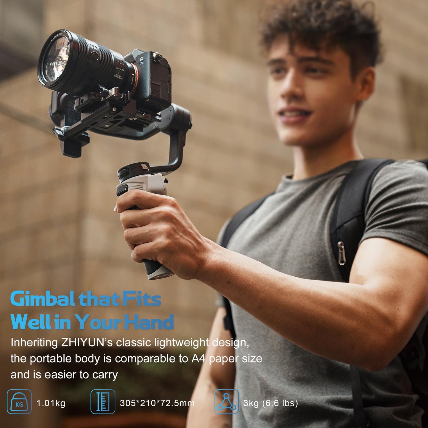- ZHIYUN CINEPEER WEEBILL 3E Mirrorless Gimbal Lightweight Stabilizer