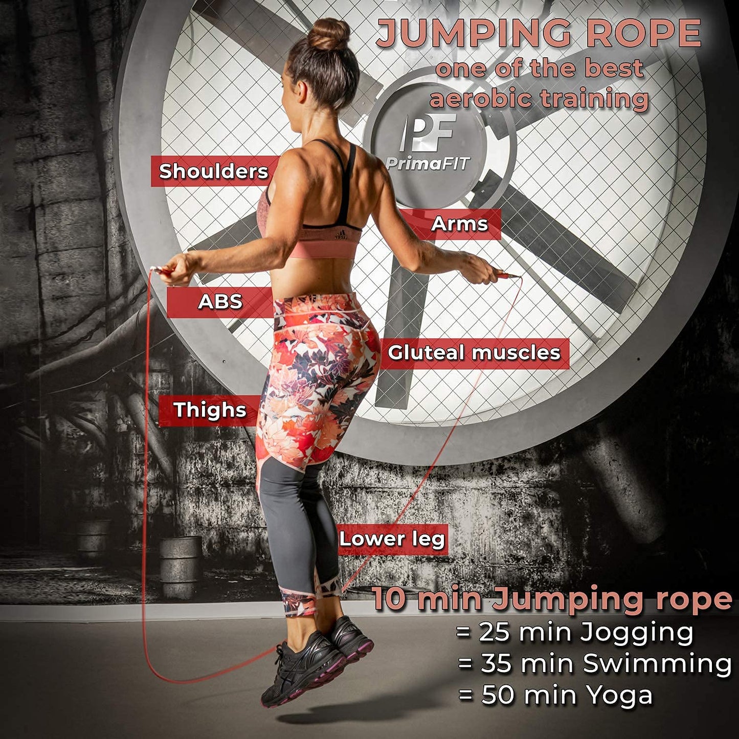 - PrimaFIT Pro Speed Skipping Rope | Weighted Jump Rope -