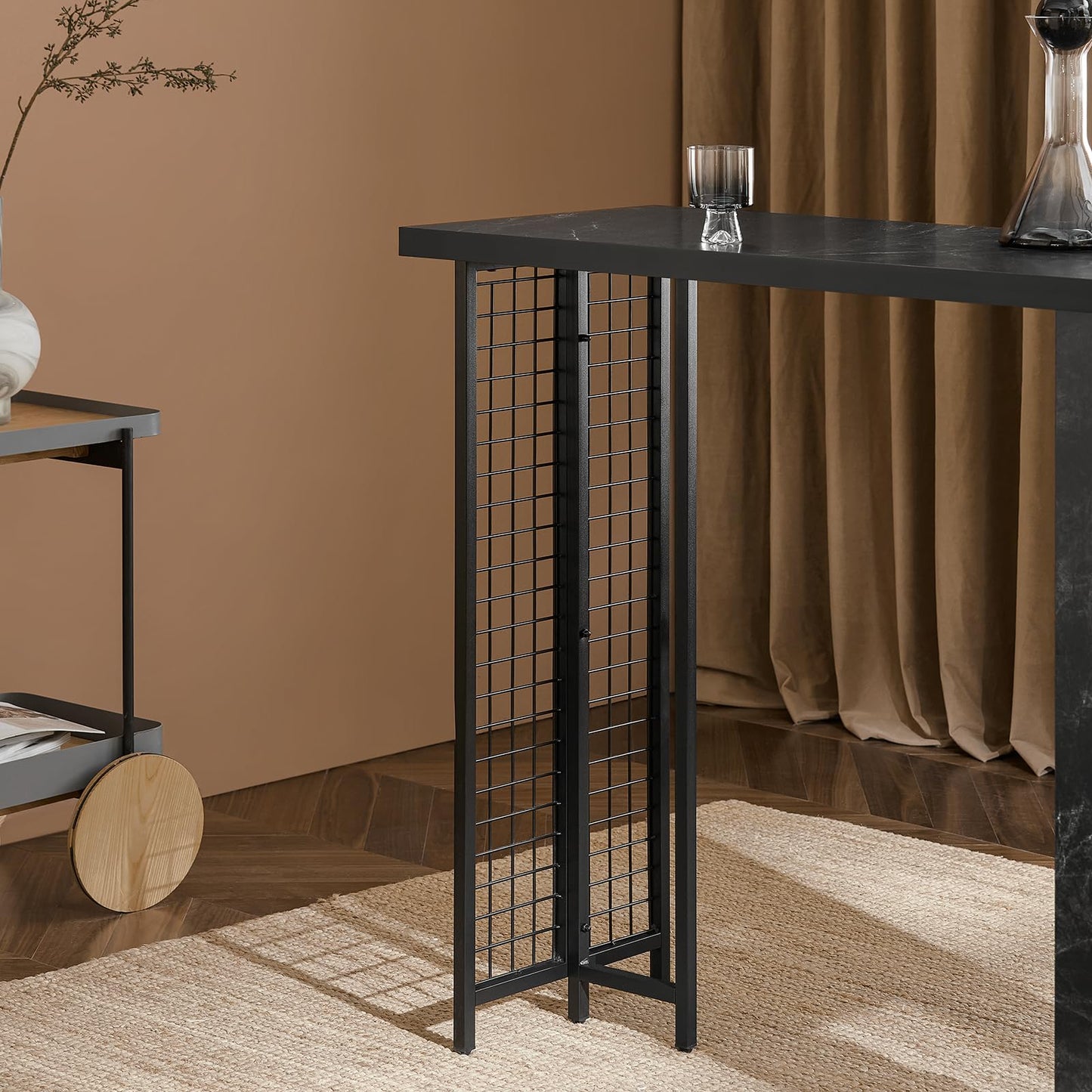 - SoBuy FWT100-SCH | Kitchen Breakfast Bar Table | Dining Table Coffee Bar -