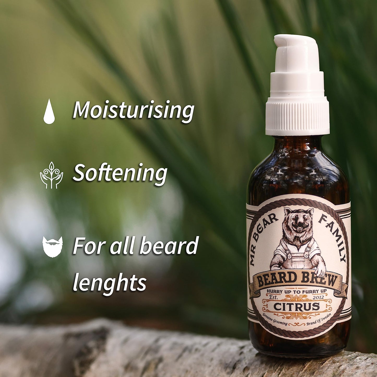 - Natural Beard Oil for Men | Scented Beard Moisturiser Oil Contains Hydrating Jojoba -