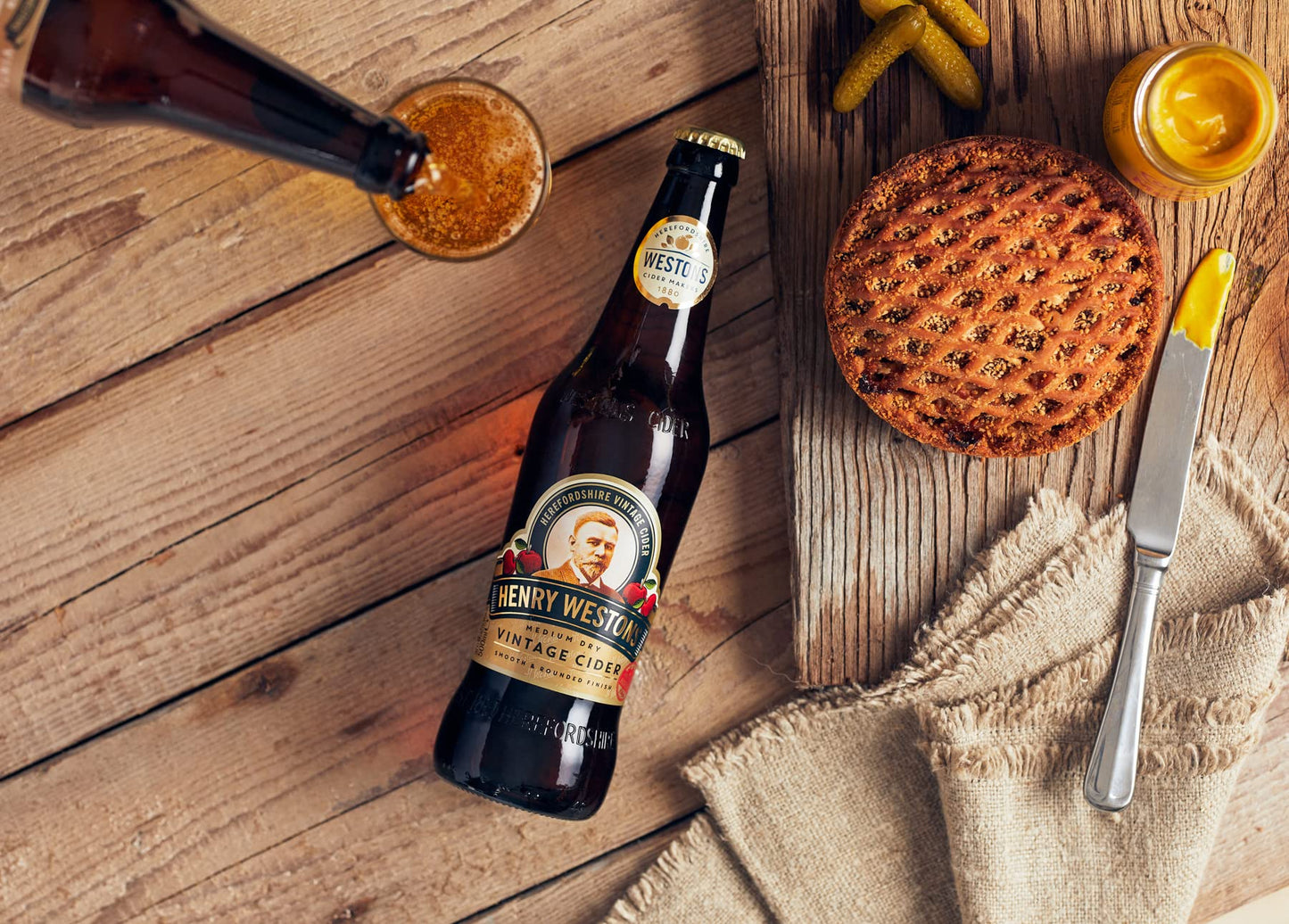 - Henry Westons Vintage Glass Bottles | 8.2% ABV 12 x 500ml Multipack | Refreshing Medium Dry Sparkling Cider | Slowly Matured in Oak Vats for a Smooth & Rounded Flavour -